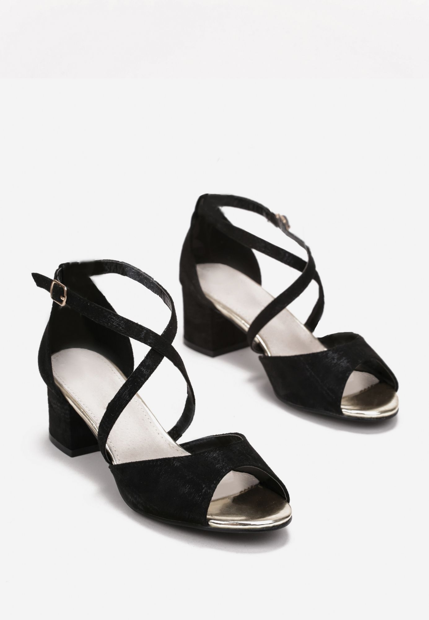 

Born2Be Czarne Sandały damskie 36 Casual