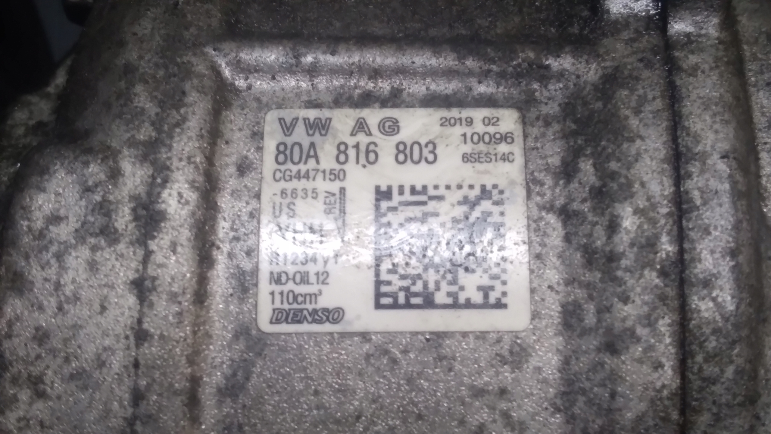 Klimakompressor klimaanlage AUDI Q5 80A816803