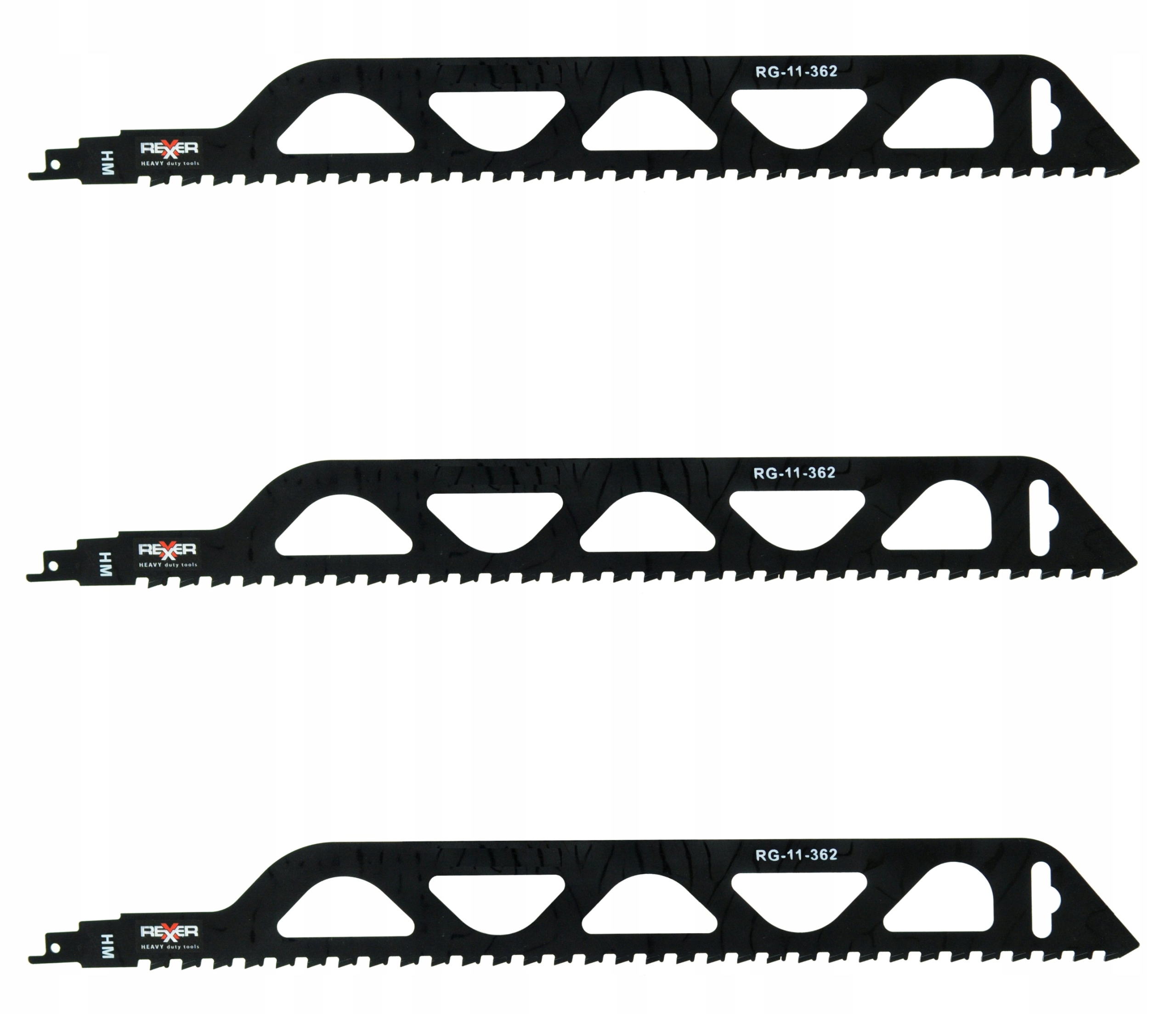 Pilové Listy Do Šavlové Pily 455 MM Hm 3 Kusy