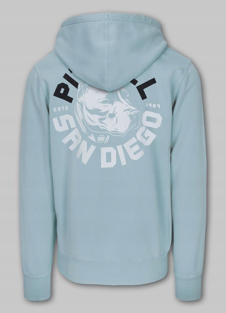 Pánská Mikina s kapucí Pitbull Mikina s potiskem Washed Dog Sd Kapuce