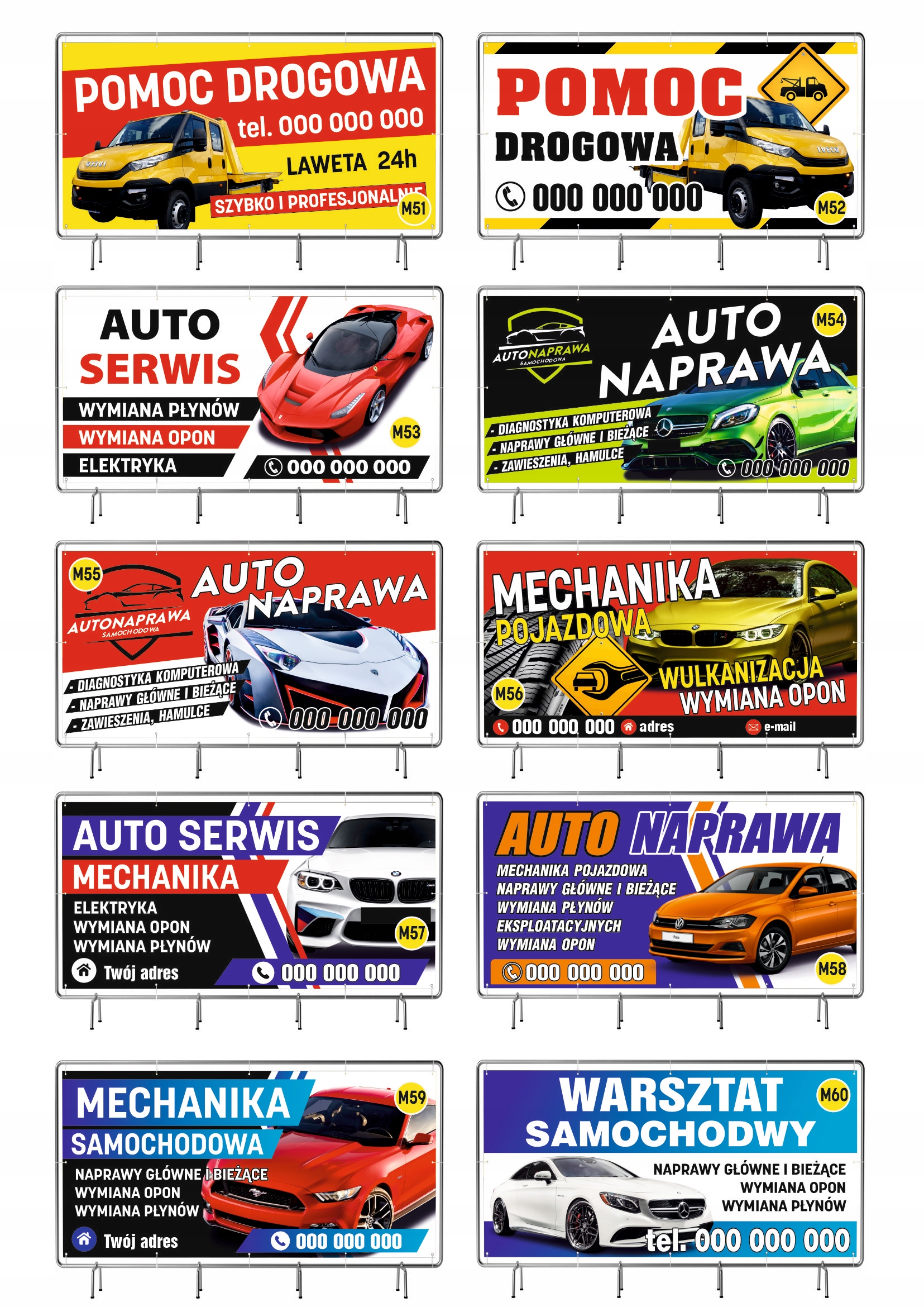 BANER REKLAMOWY 2x1 Projekt gratis Marka inny