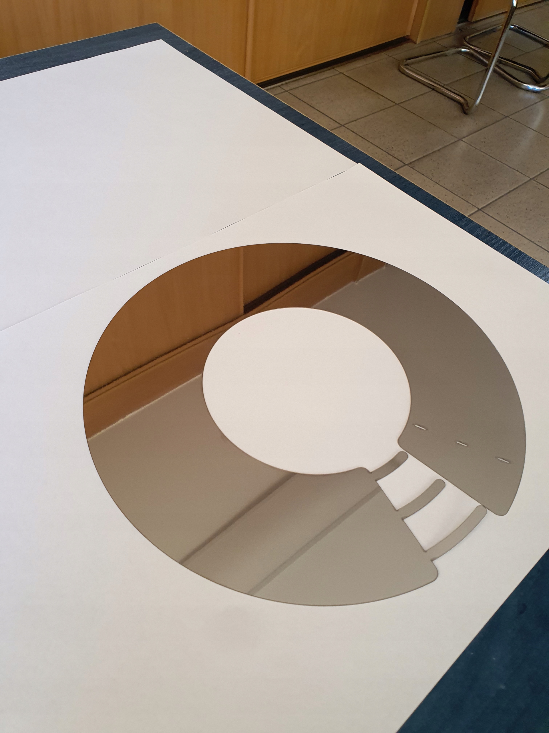 Rozeta maskująca dzielona 120