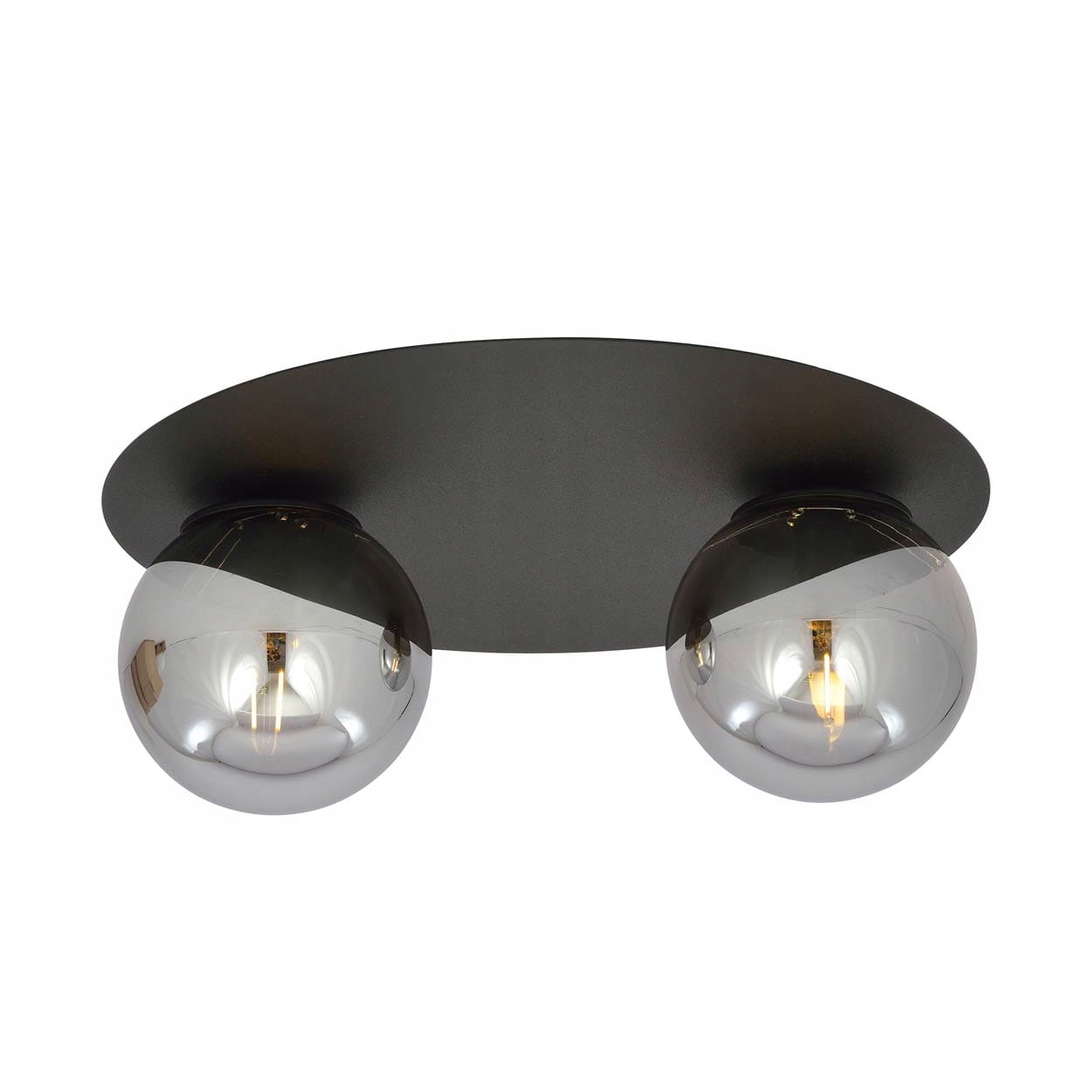 Stropná lampa Emibig 2xE14 40W Solar Black/grafit