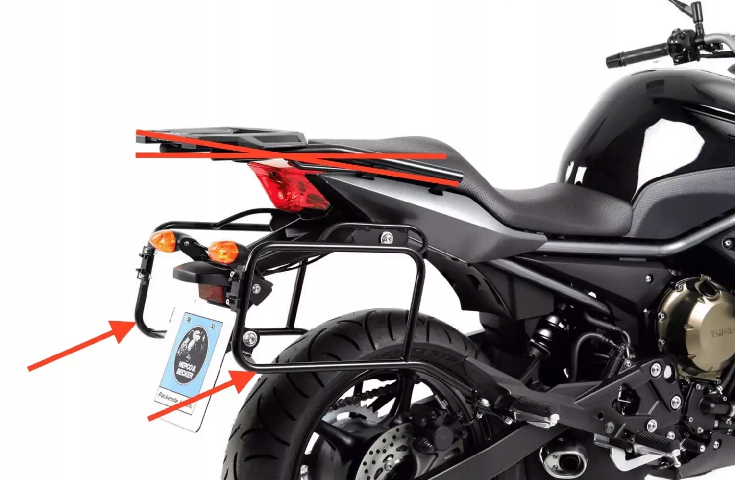 Yamaha Xj 6 Diversion (2013-2016) stojan pod bočné tašky Lock it