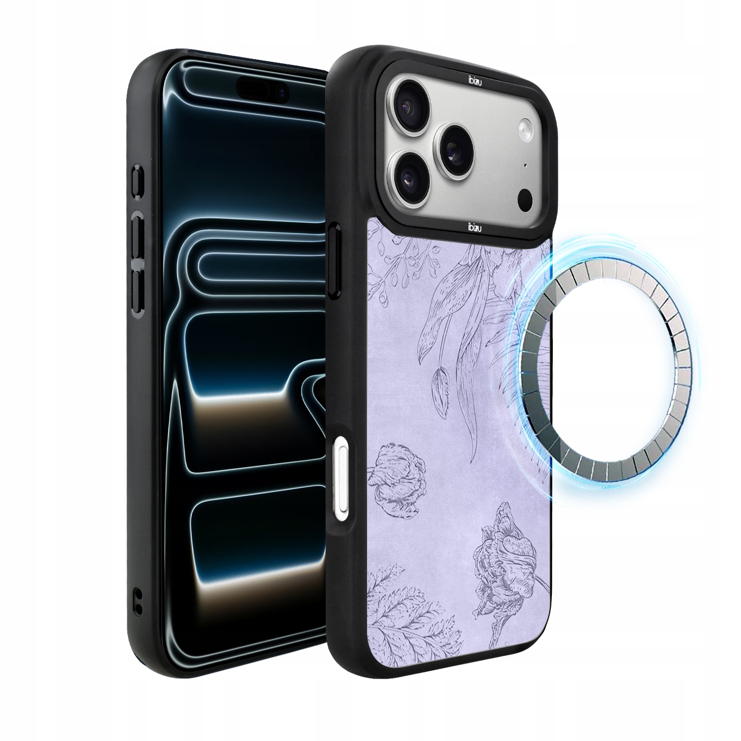 Pouzdro pro iPhone 17 Pro Max Ibizu DropGuard Matt s MagSafe, plochá socha