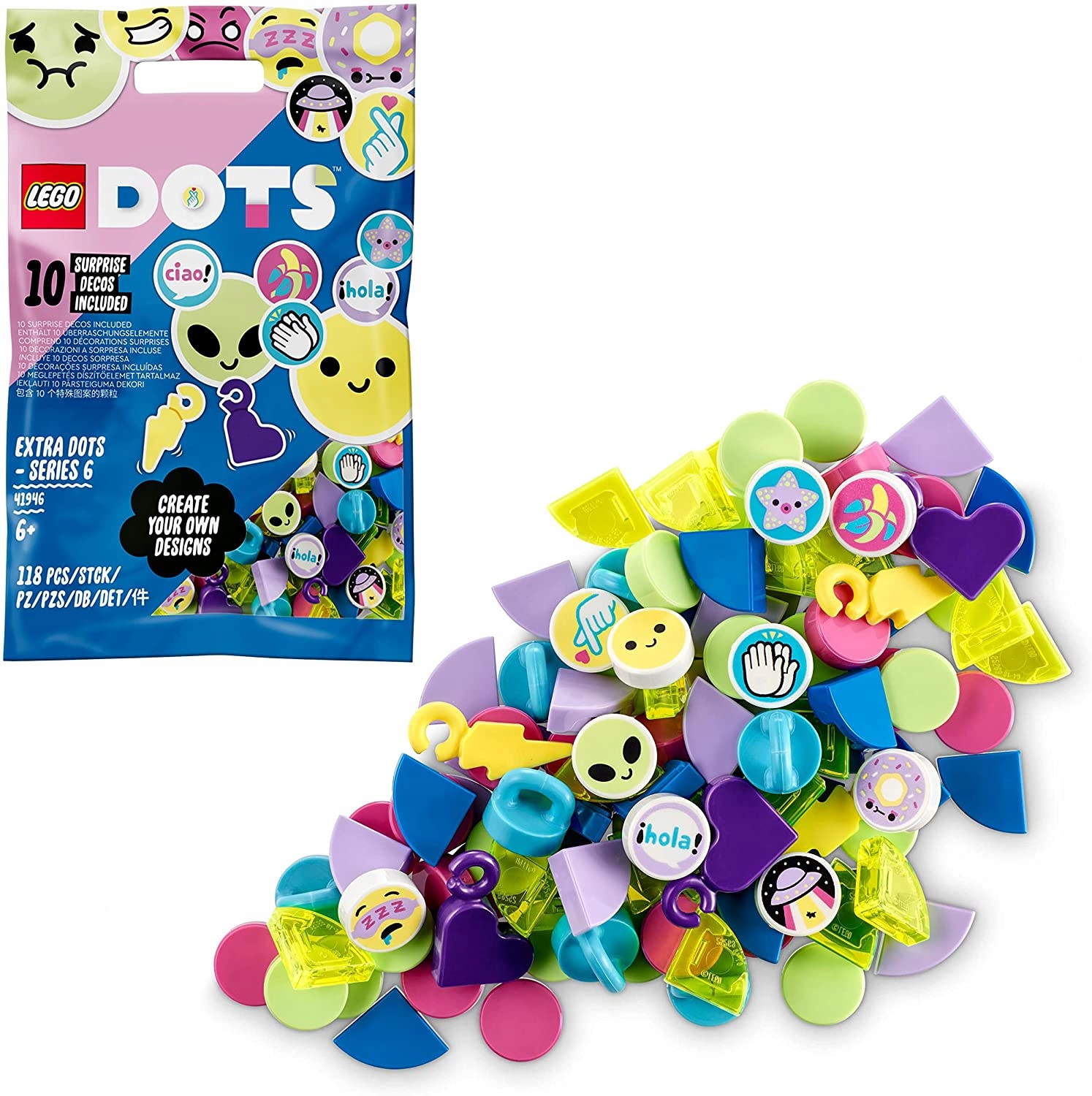 

Lego Dots Dodatki Dots seria 6 41946