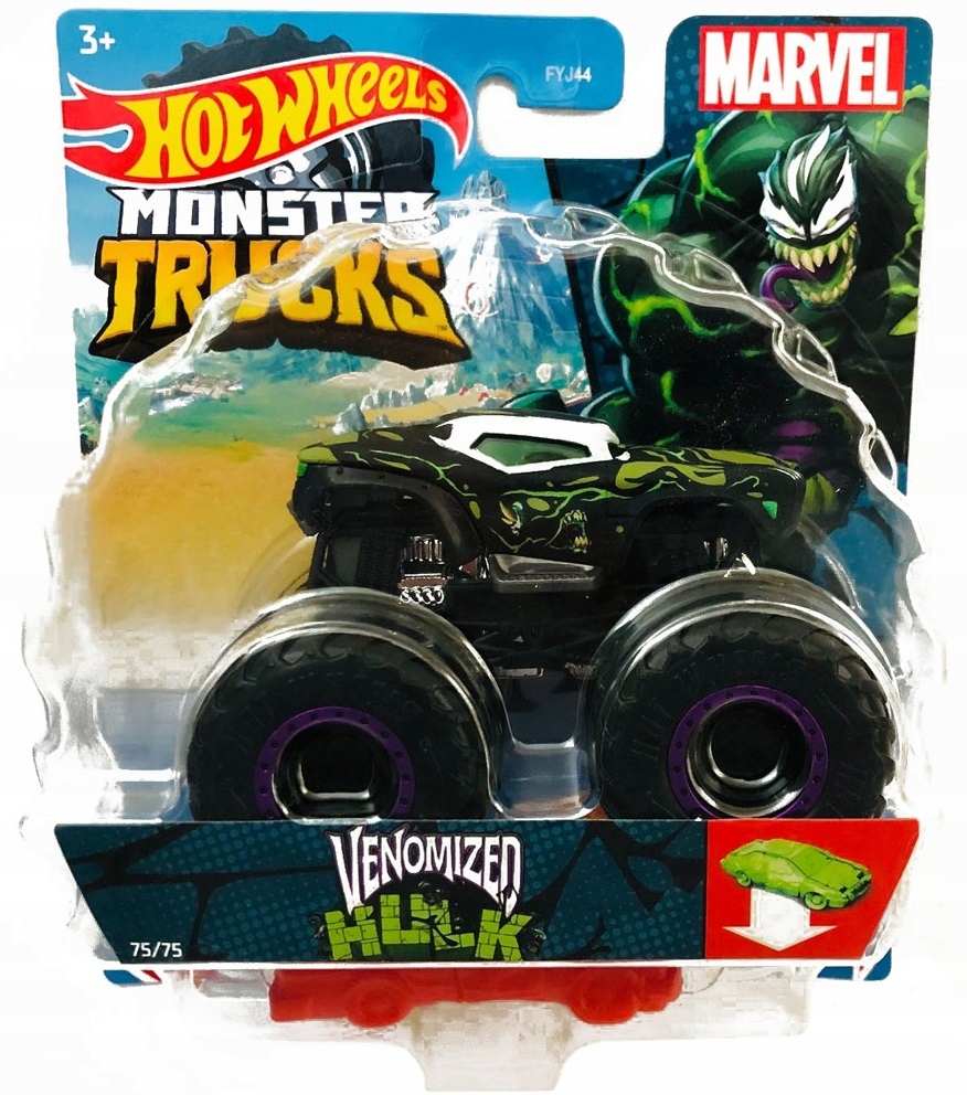 

Hot Wheels Venomized Hulk Truck Monster Trucks
