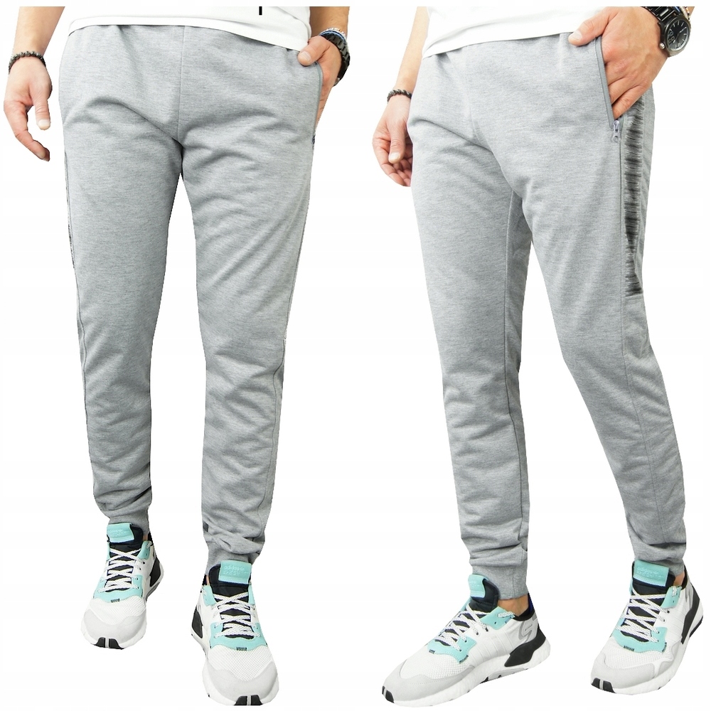 

Męskie Spodnie Dresowe Joggery zamek 092 roz. XL
