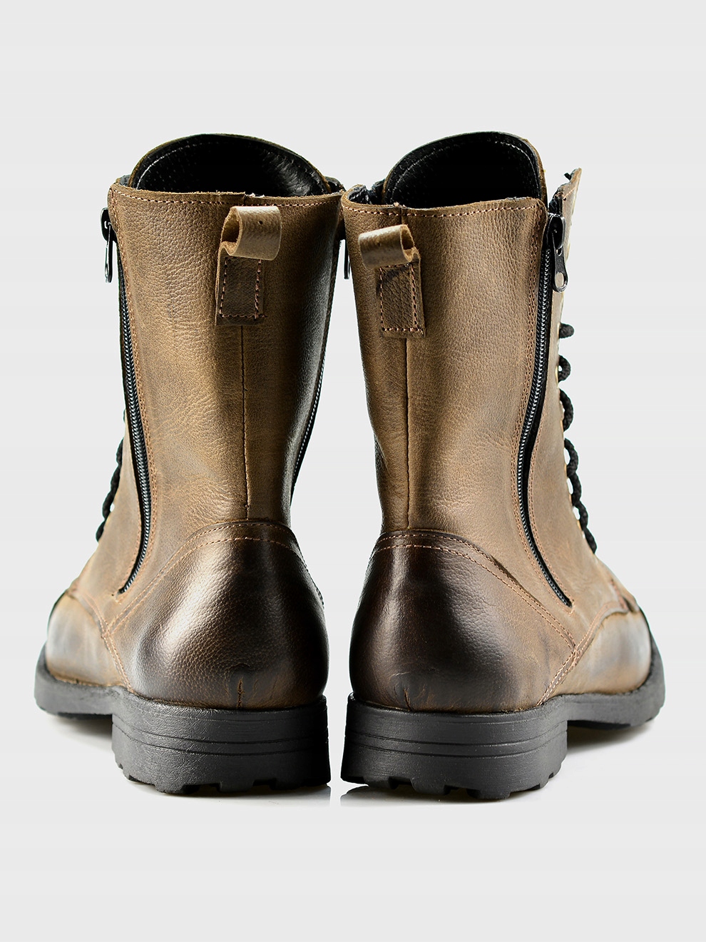 Skórzane Buty Motocyklowe All Ride Hunter brązowe 46 Rodzaj Męskie