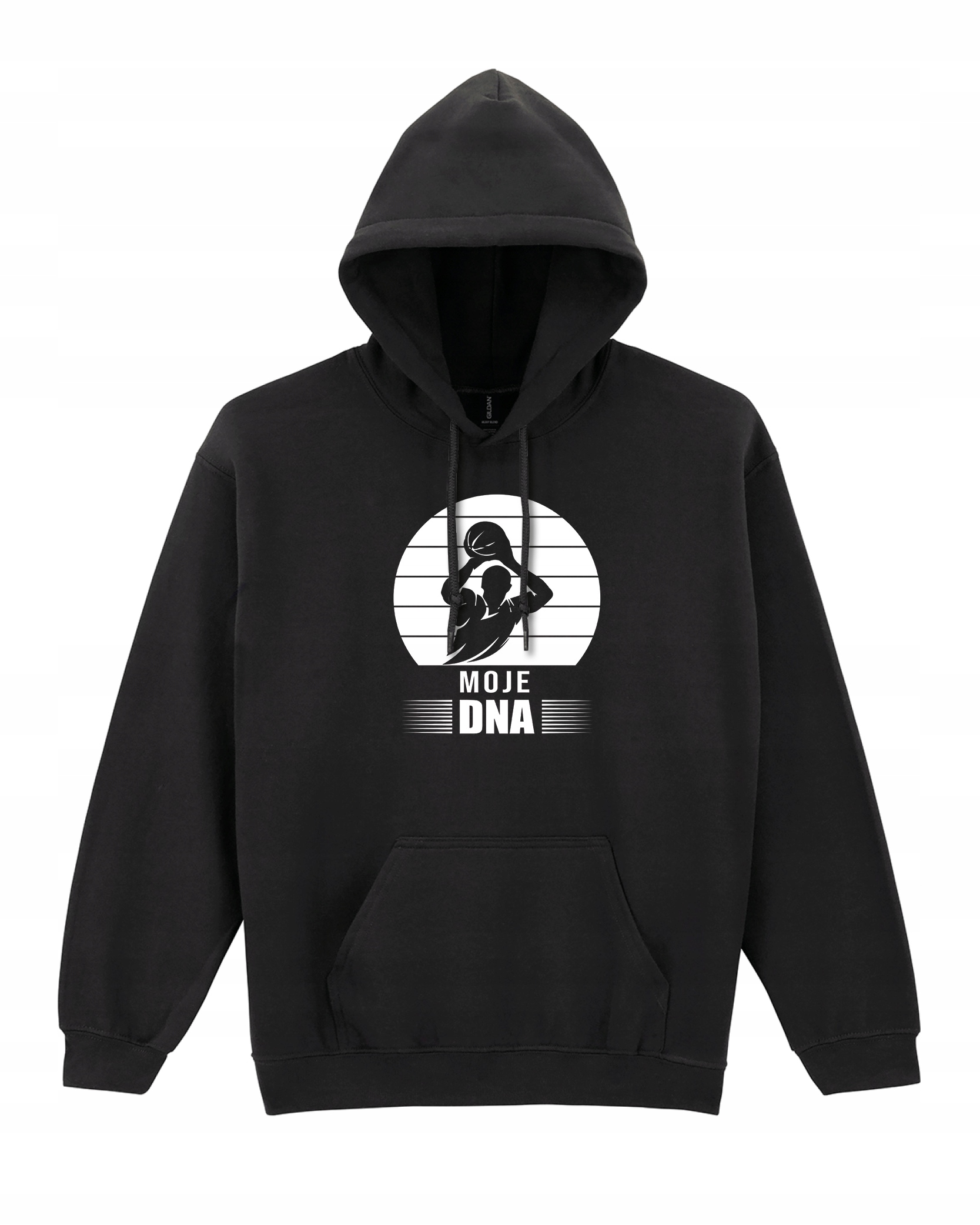 Mikina Basketbal Moje Dna Basketball na Hřiště Trénink Černá L