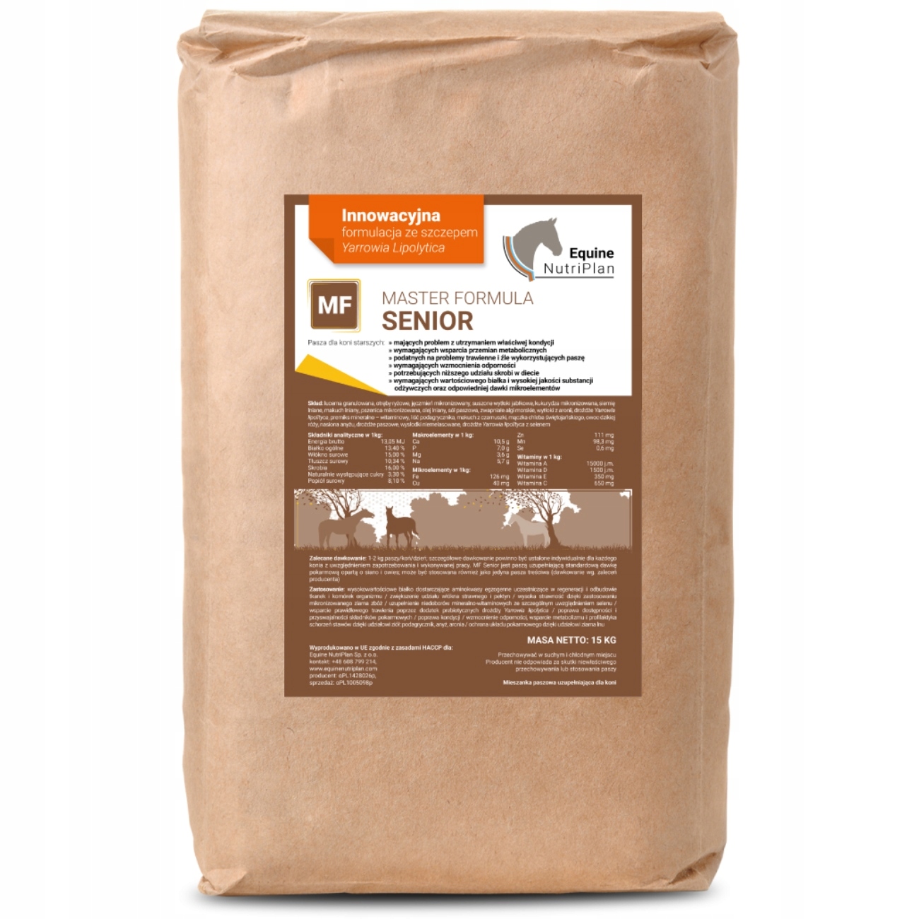 Musli dla Konia Pasza Dla Koni Starszych Enp Master Formula Senior Bez Owsa