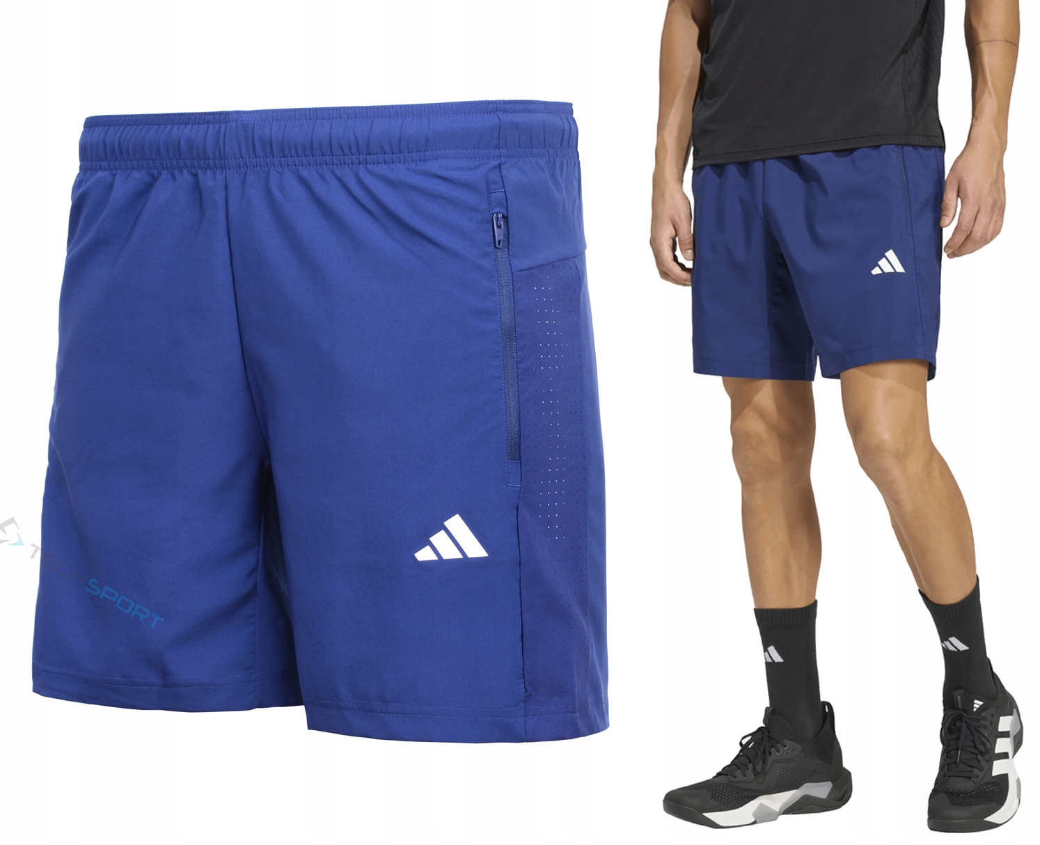 Adidas Męskie Spodenki Treningowe Climacool Przewiewne Oddychające r. 4XL