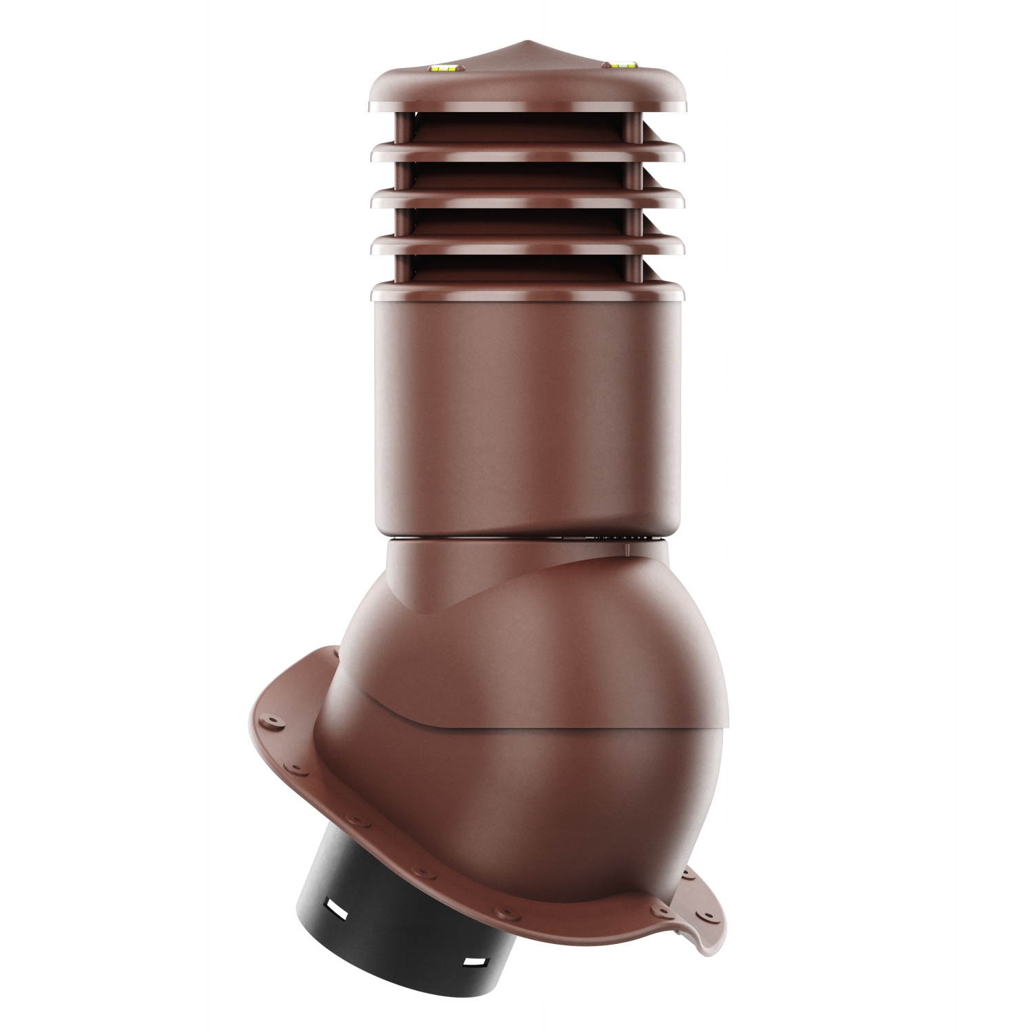 větrací komín Izolovaný Smart fi150 plechová střešní krytina Bronz 8017