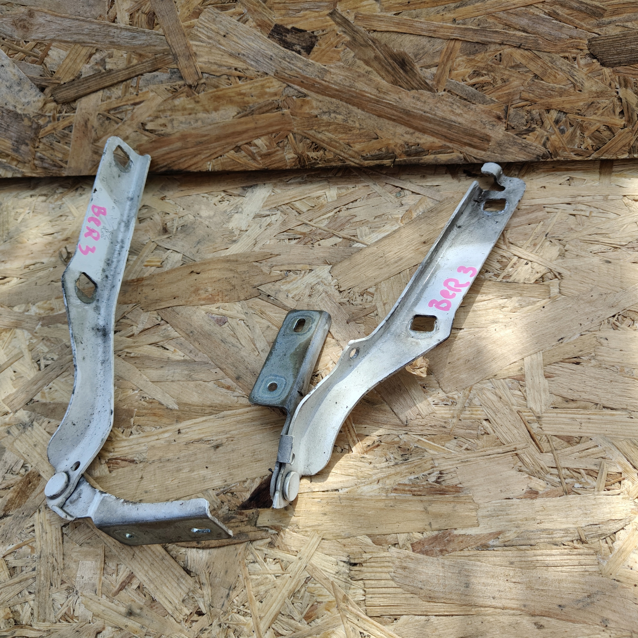 bonnet hinges KOMPLET right left PEUGEOT PARTNER III BERLINGO III BIALE