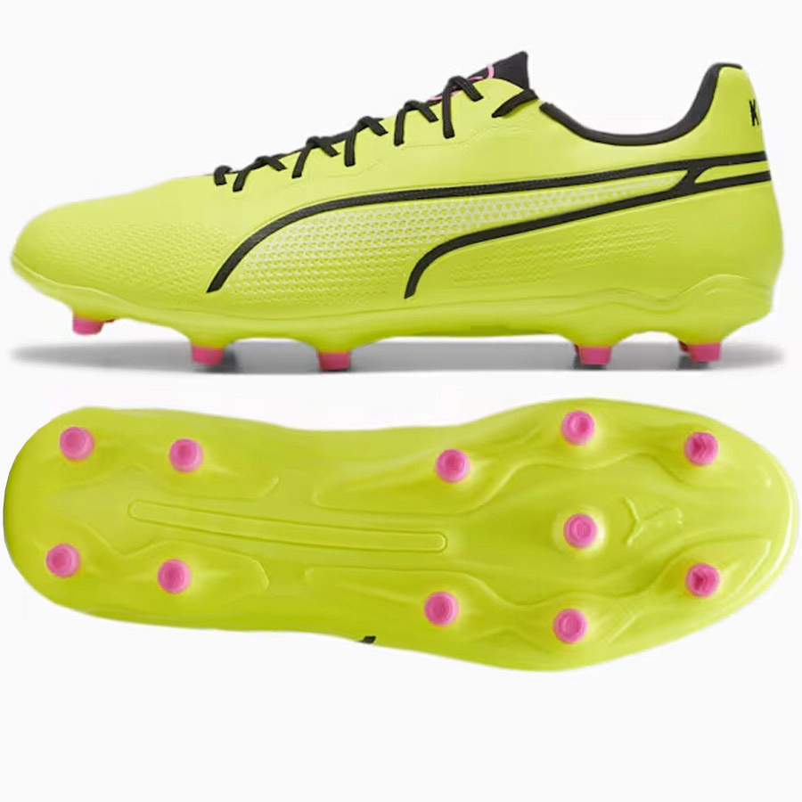 Puma King Pro Fg/ag (44,5) Pánské lankové boty, zelené