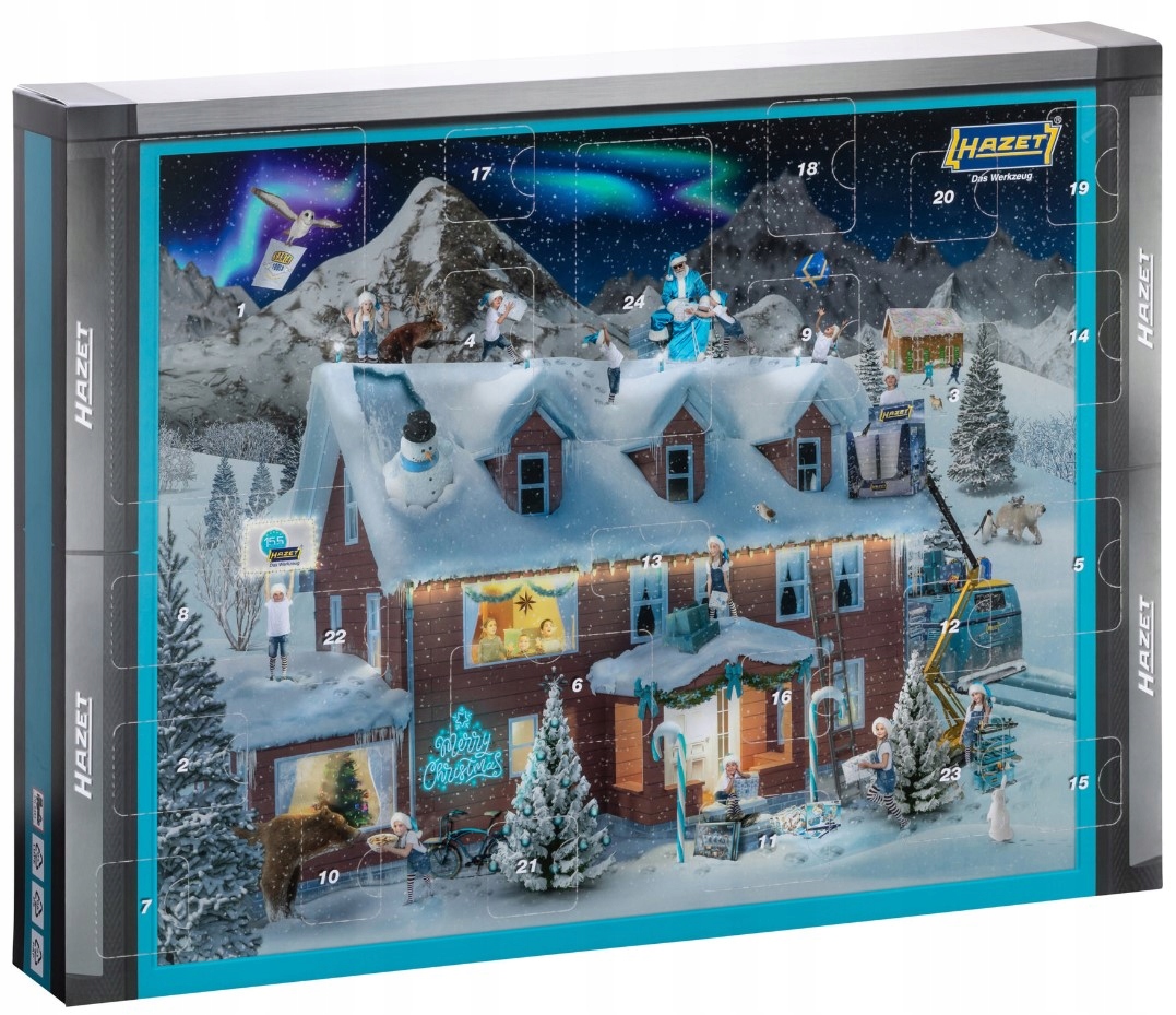 Adventný kalendár pre domácich majstrov „Nástroje svätého Mikuláša“ Hazet