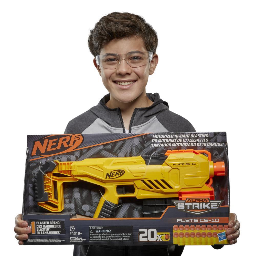 NERF STRIKE FLYTE CS-10 PISTOLET AUTOMATYCZNY plus 30 strzałek Materiał plastik