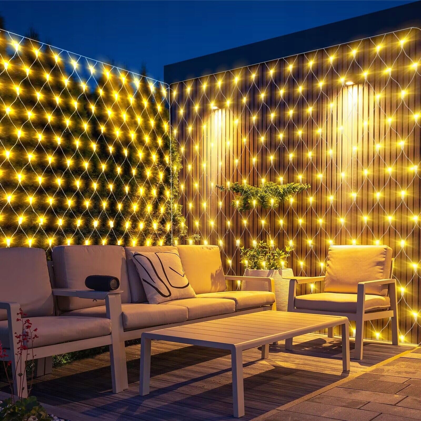 CORST Siatka Świateł Lampki Wodoodporne Girlanda Ozdobna 6x2M 300 LED — miniatura 7