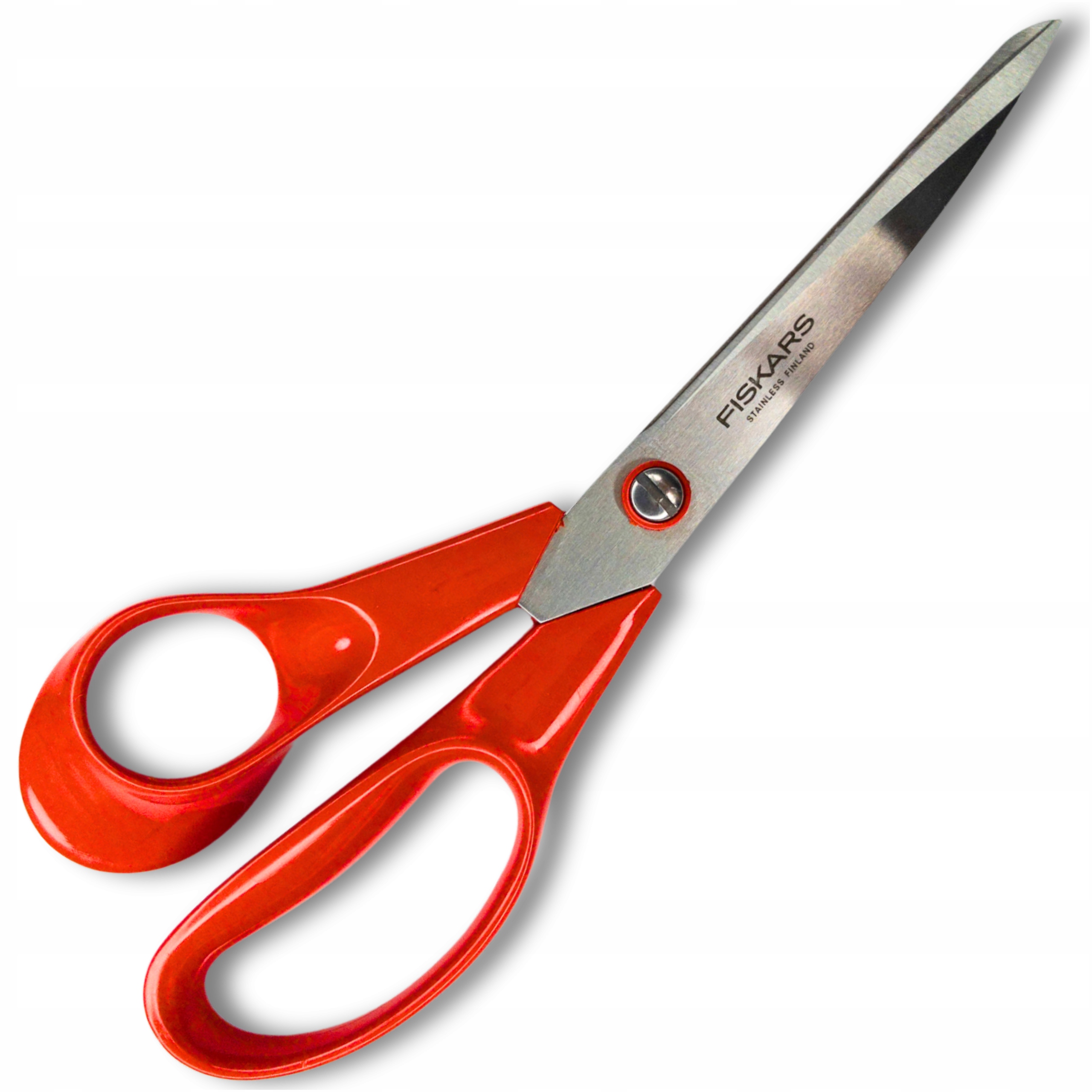 Krejčovské nůžky levoruké univerzální kovové Fiskars 21cm červené