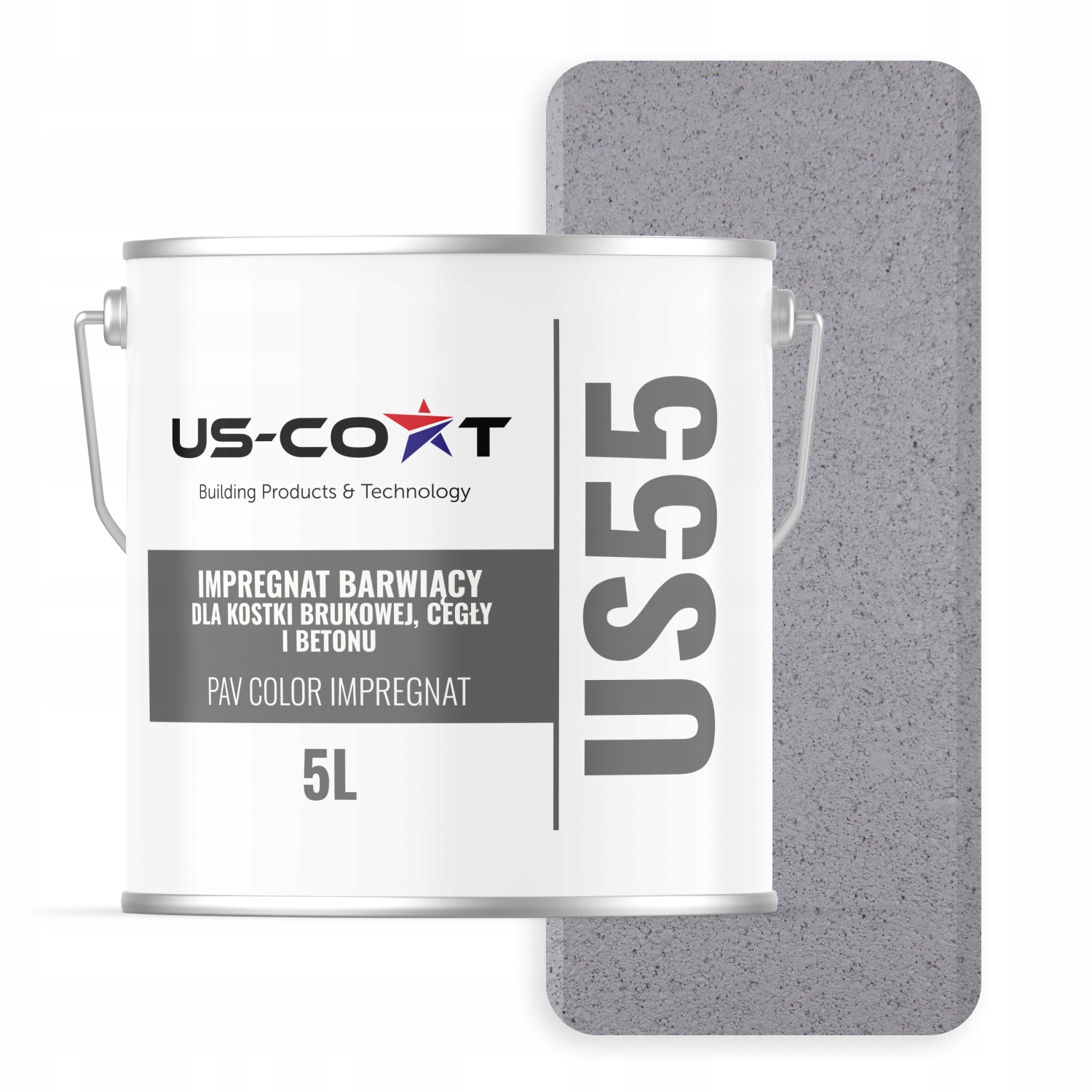 Impregnace Na Betonu Plotů Dlažebních Kostek 5L Barvící Šedá 7045
