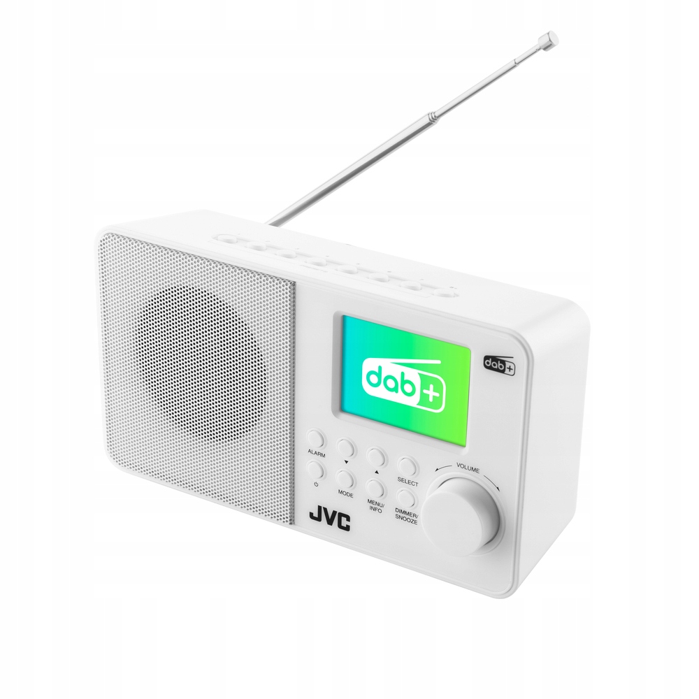 Rádio Dab Jvc RA-E611W-DAB biele