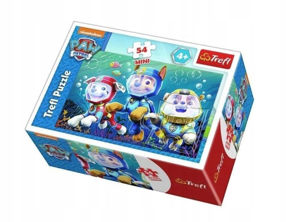 

Puzzle Trefl Psi Patrol 54 elementy Mini pod wodą