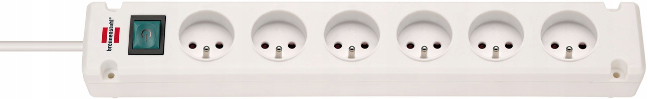 

Listwa zasilająca 6-gniazd wyłącznik Brennestuhl