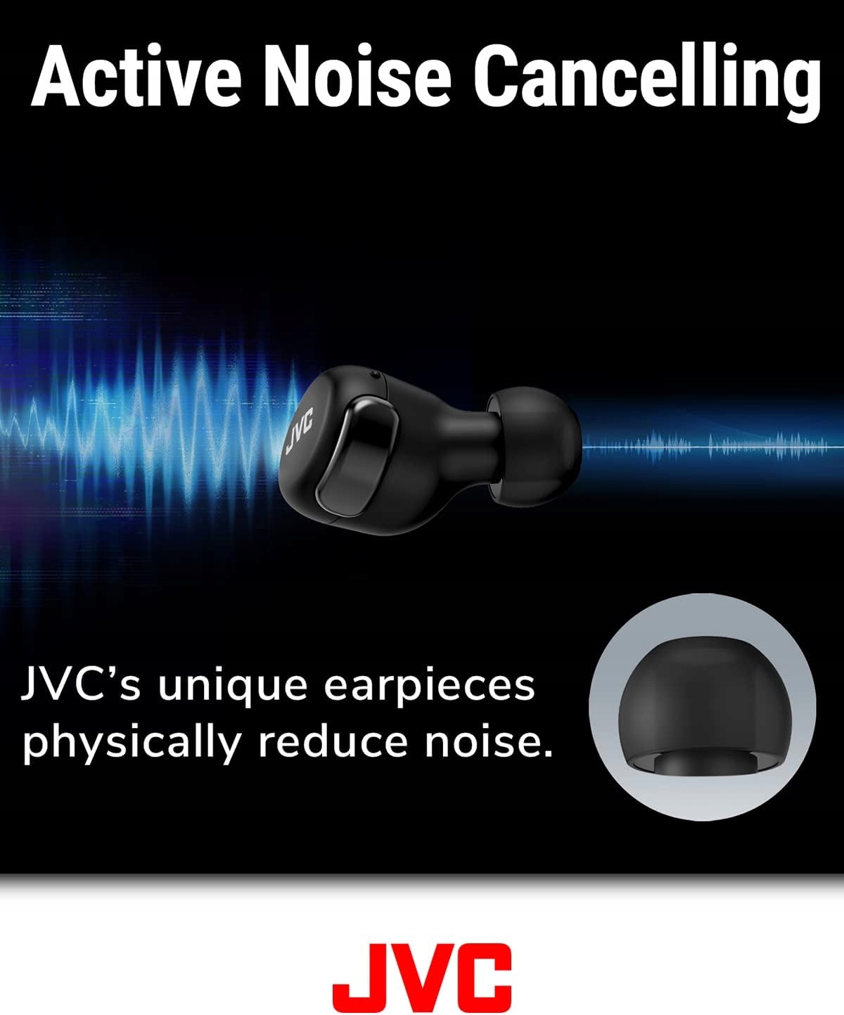 SŁUCHAWKI BEZPRZEWODOWE JVC HA-Z330T-B Kod producenta 9899