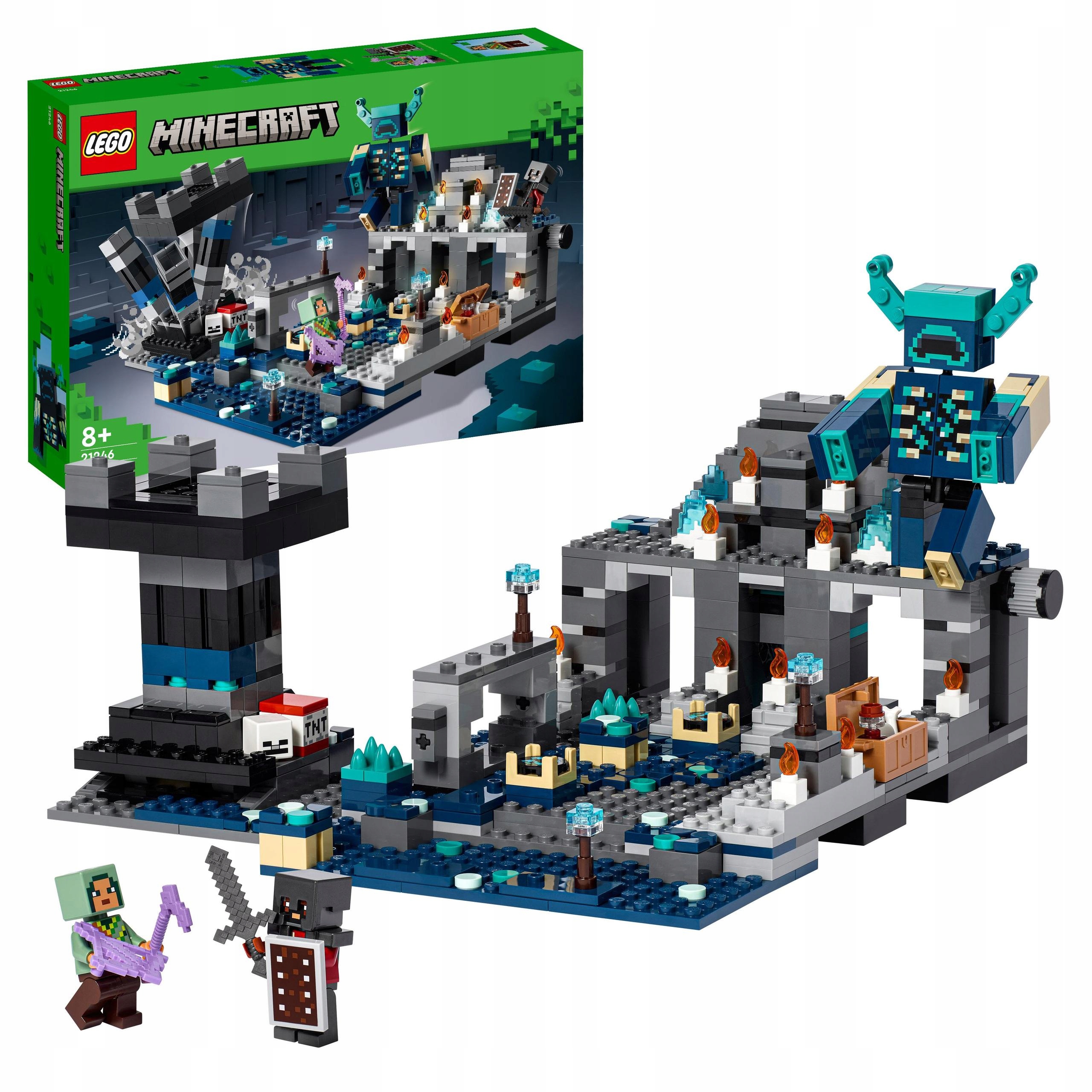 LEGO Minecraft 21246 BITWA W MROCZNEJ GŁĘBI Miasto Prezent