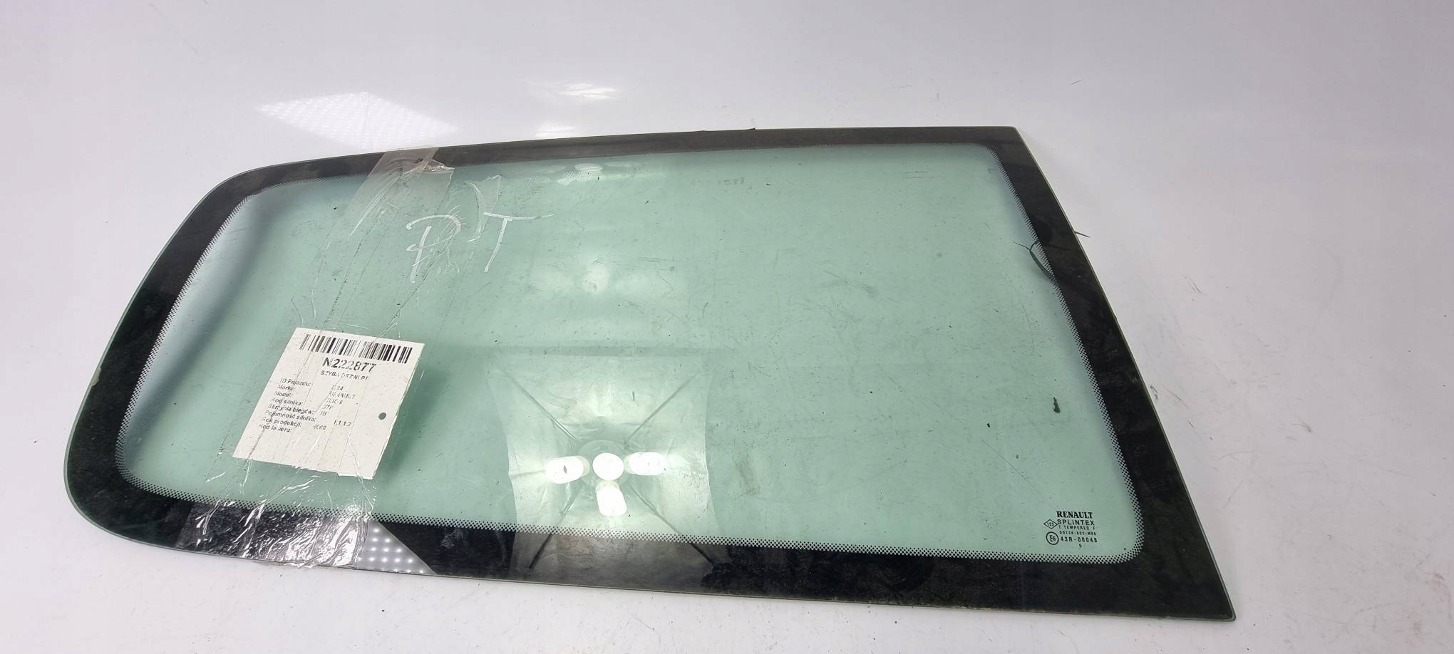 window bodywork right rear part RENAULT CLIO II 3D HB