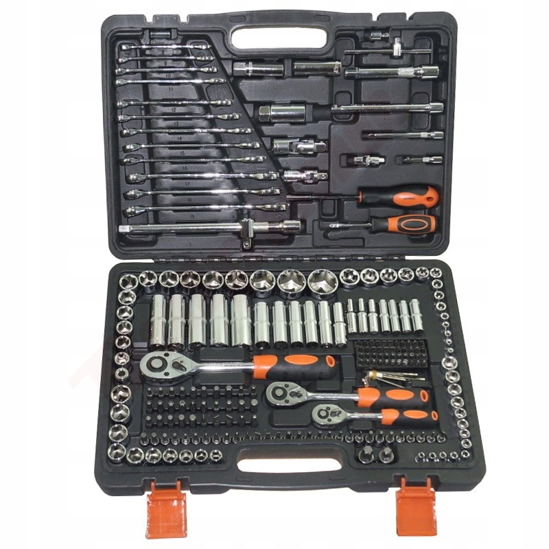 Kľúče 218 Pcs 1/2'', 3/8'', 1/4''