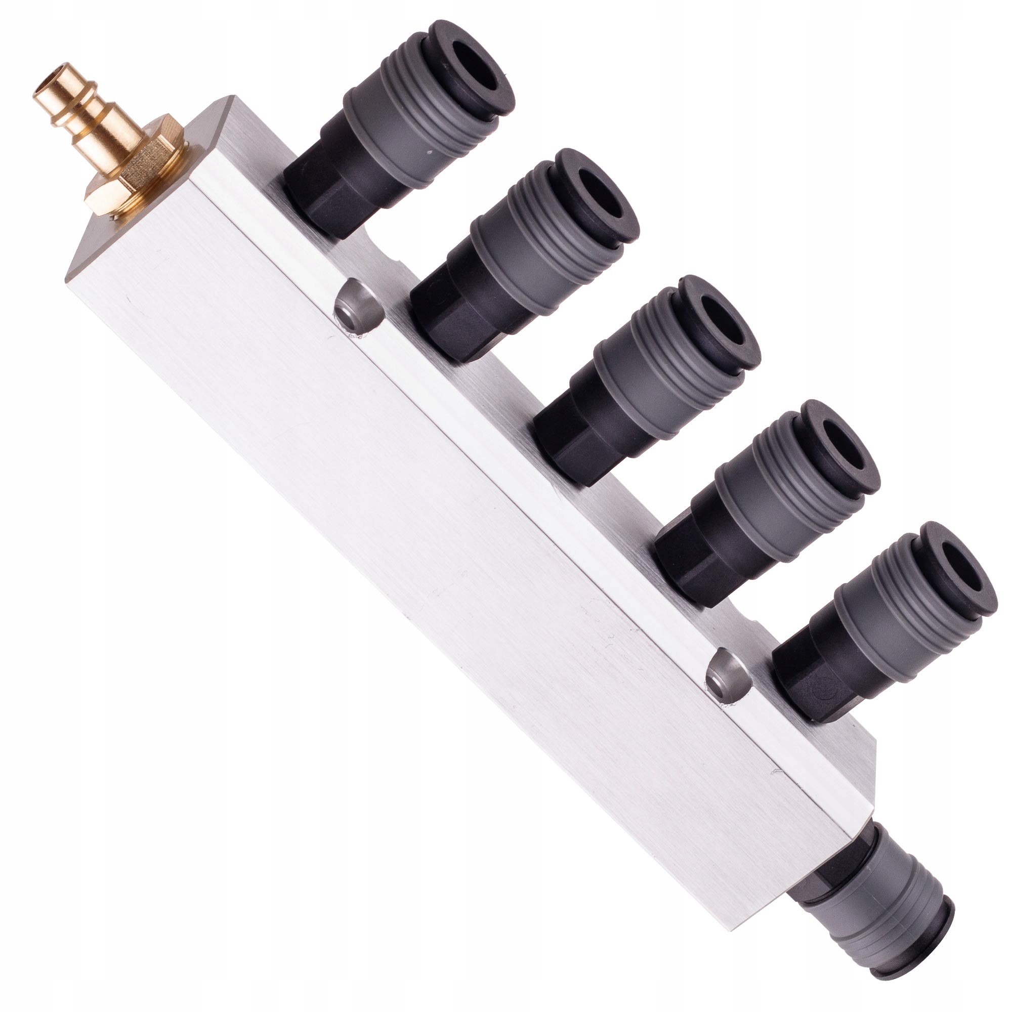 Rozdělovač vzduchu Pneumatická lišta 6x Rychlospojka Kompozit