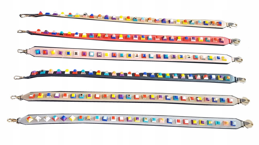 AZTECKI KOLOROWY PASEK DO TOREBKI PIRAMIDY 3D BOHO