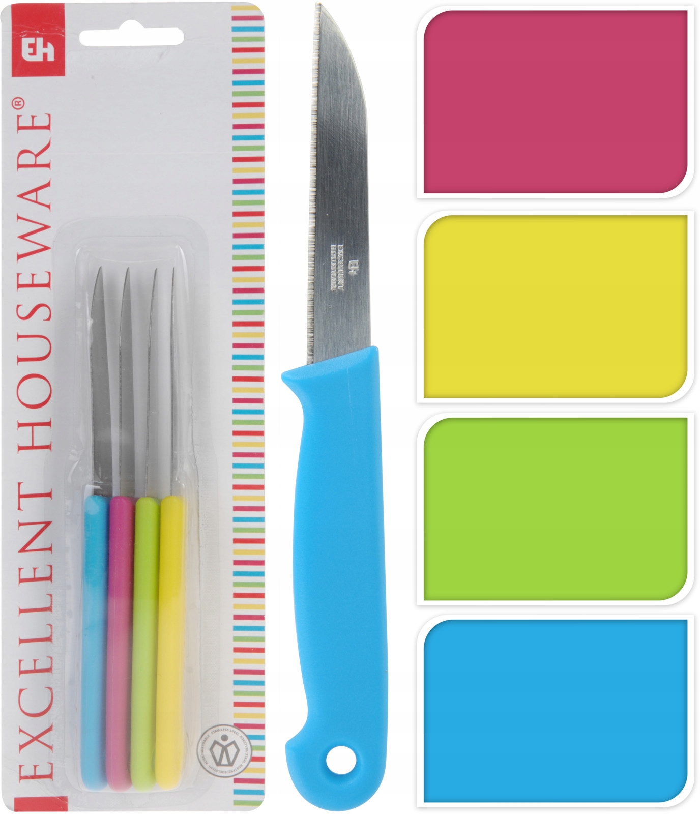 

Nóż obierak zestaw 4szt mix kolor