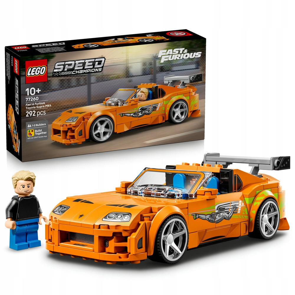 Lego Speed Champions 77260 Rychle a zběsile Toyota Supra MK4