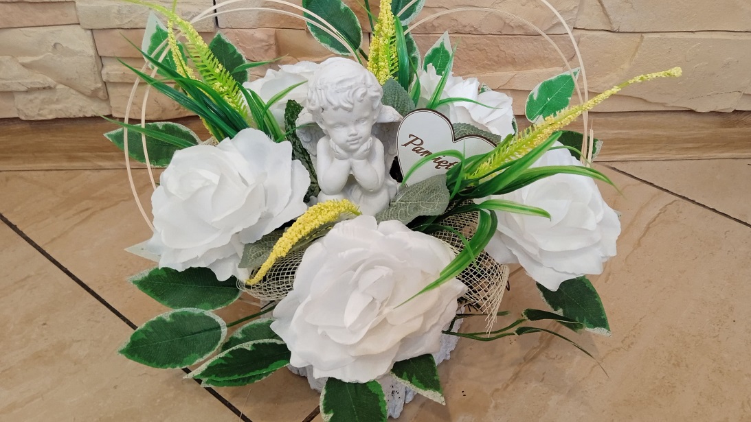 DEDYKACJA napis KOCHANEJ MAMIE, TACIE, BABCI itp. Typ wiązanka