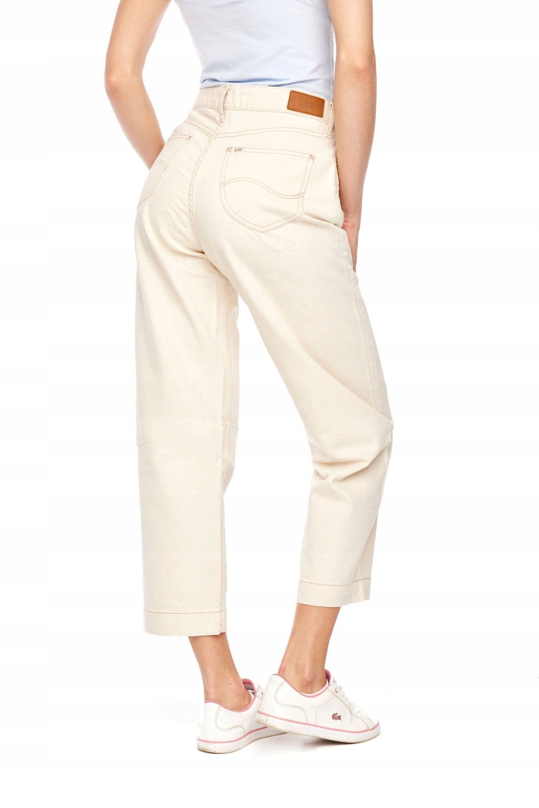 Dámské široké džíny Lee Button Thru Wide Leg Eco Rinse L30GMN35 24/31