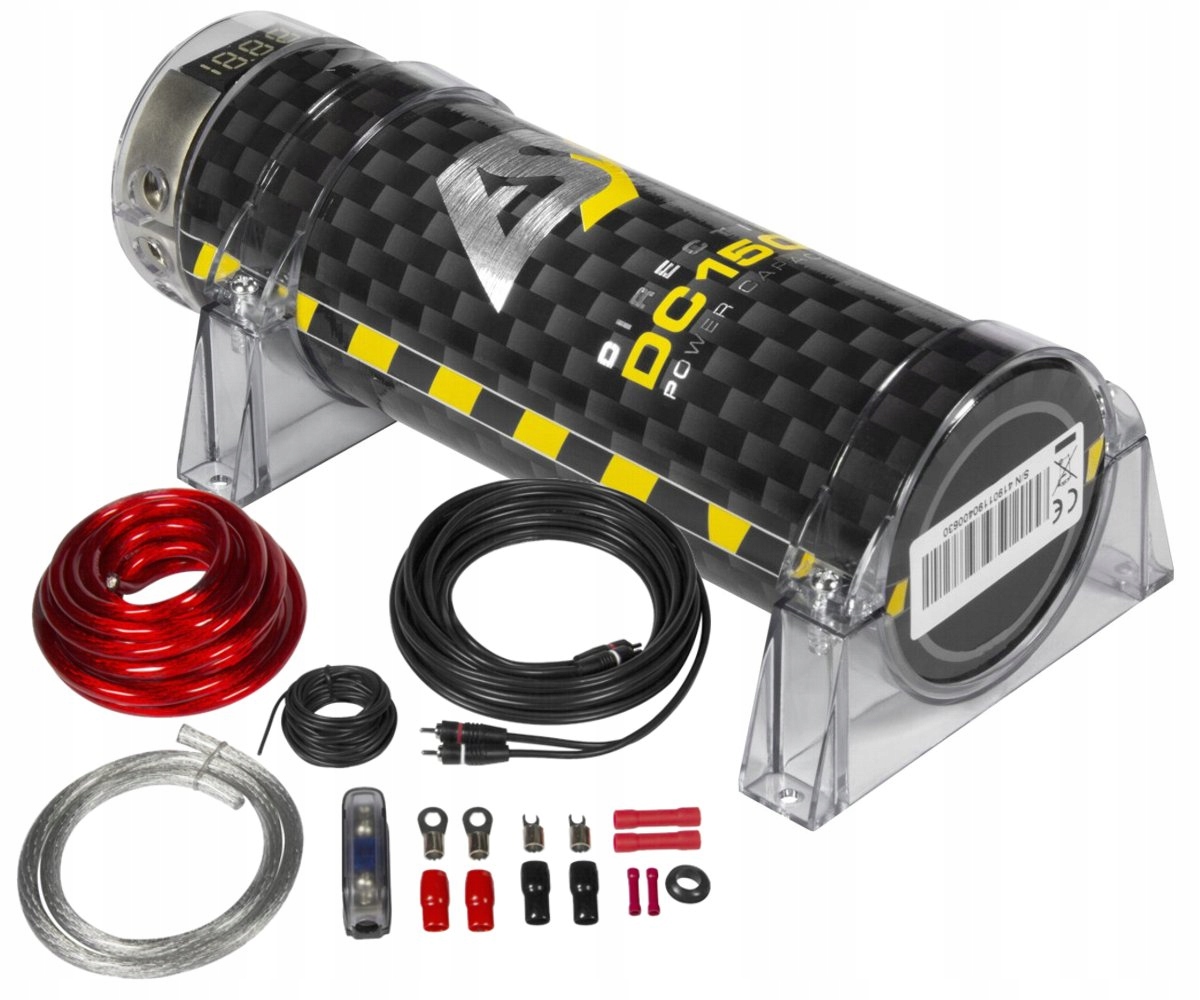 Kondensator ESX DC1500 pojemność 1,5F KABLE 10mm2