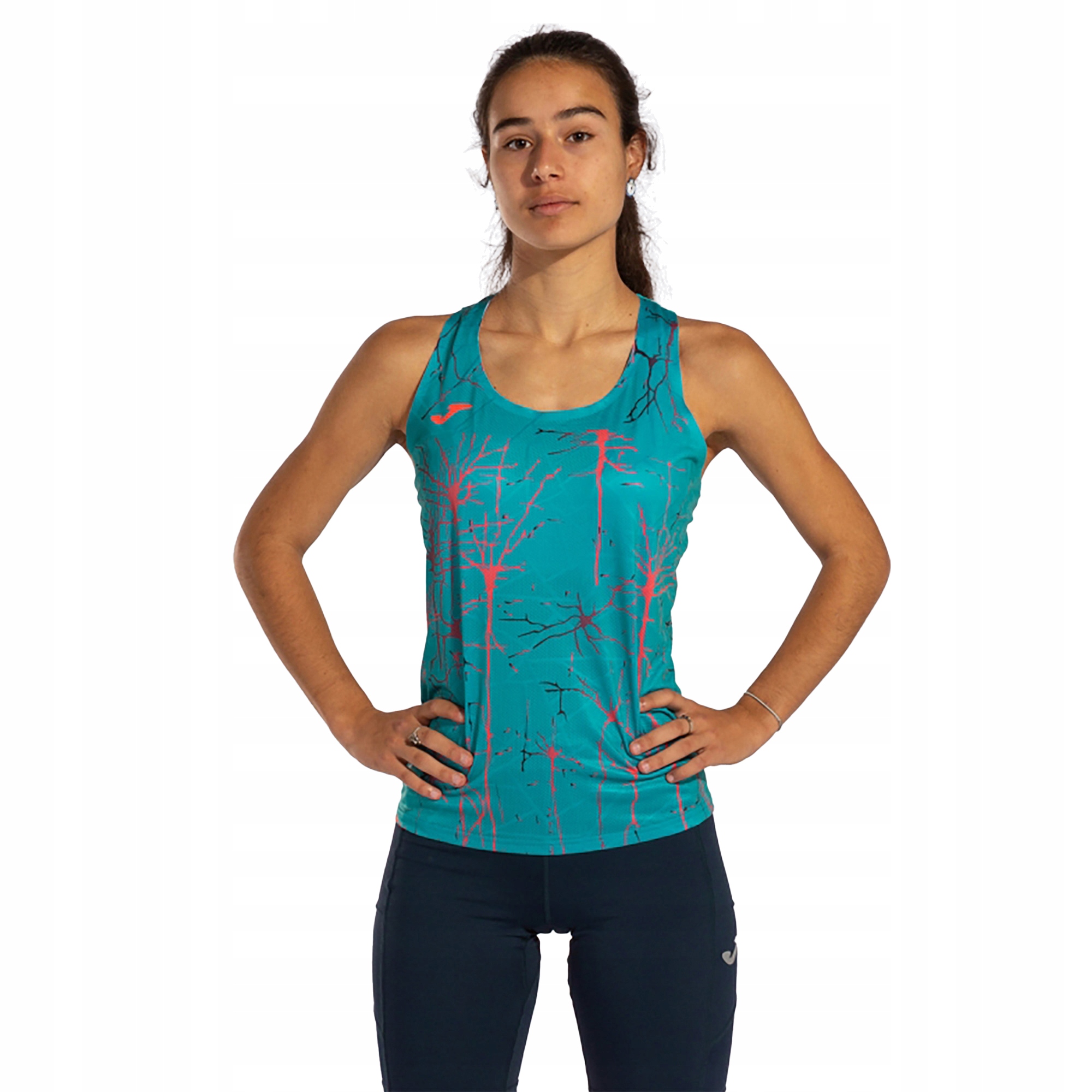 Tank top do biegania damski Joma Elite IX turquoise M