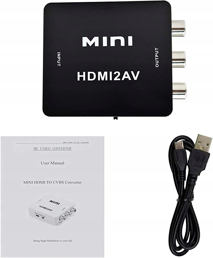 Adapter Konwerter HDMI na AV 1080p Kod producenta dave