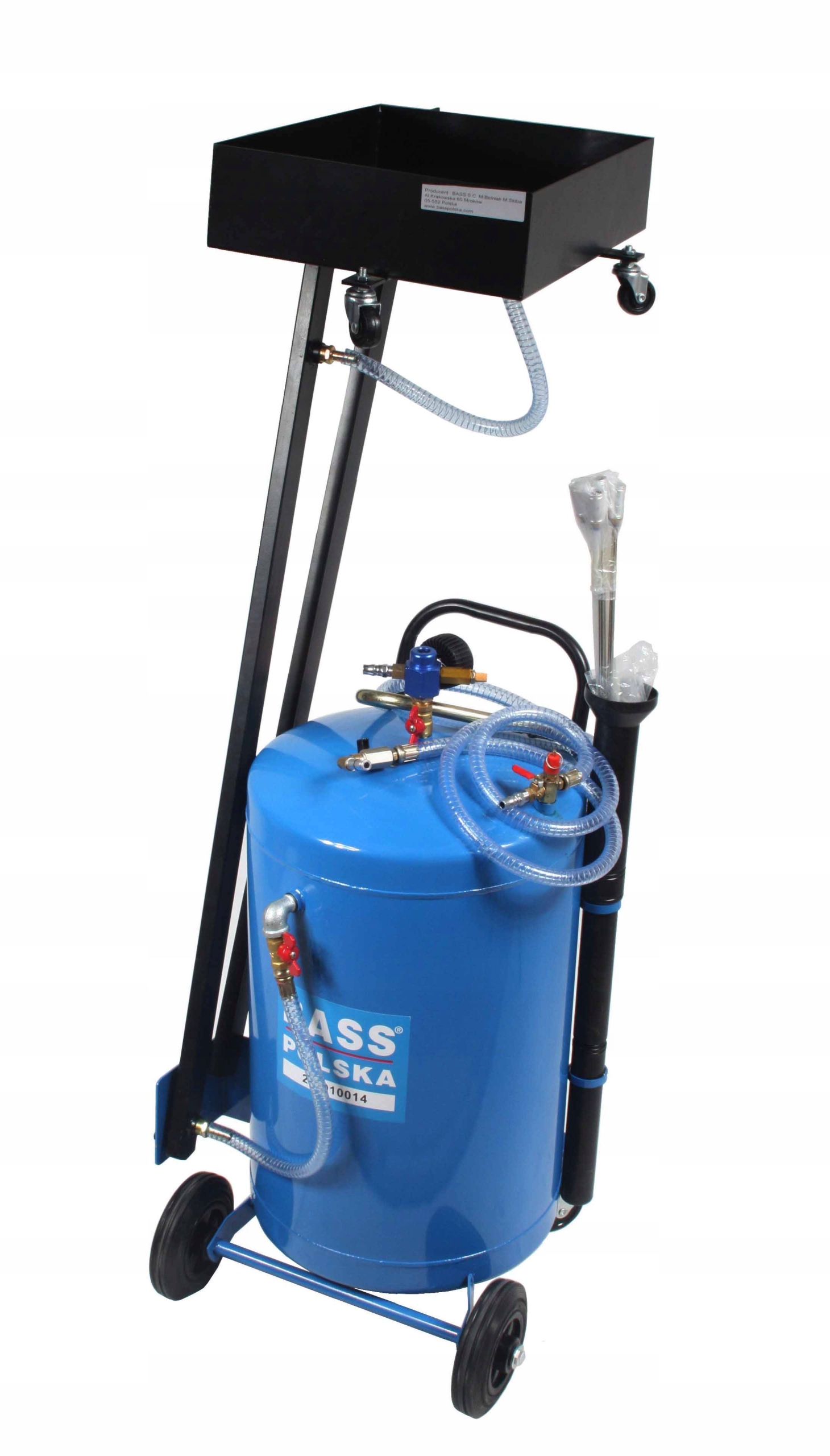 Всасывающее масло 80 л + 24 л, с регулируемым рычагом