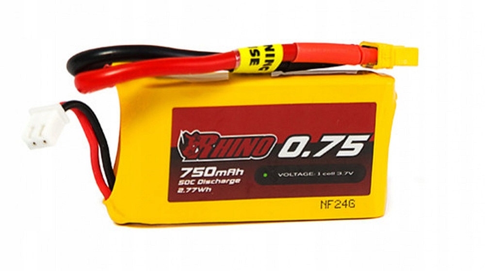 LIPO RHINO 1S 750mAh 50C 3,7V BATERIA DRON