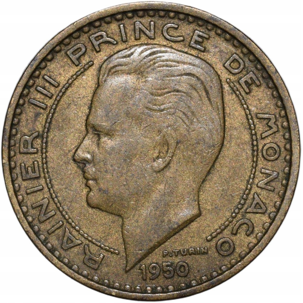 Monako 50 franków 1950