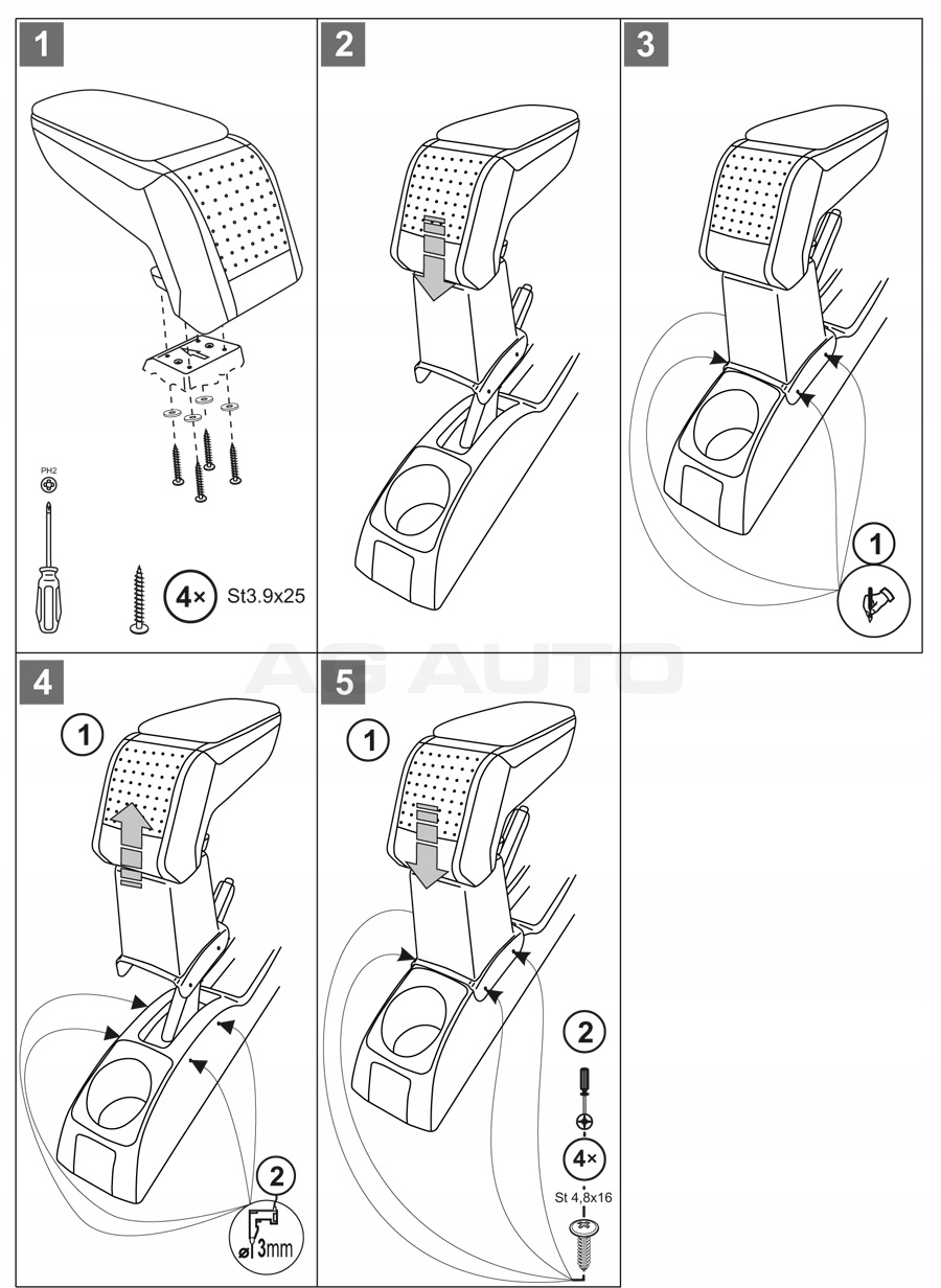 PODLOKIETNIK STANDARD Fiat 500 2008 Part manufacturer Rati