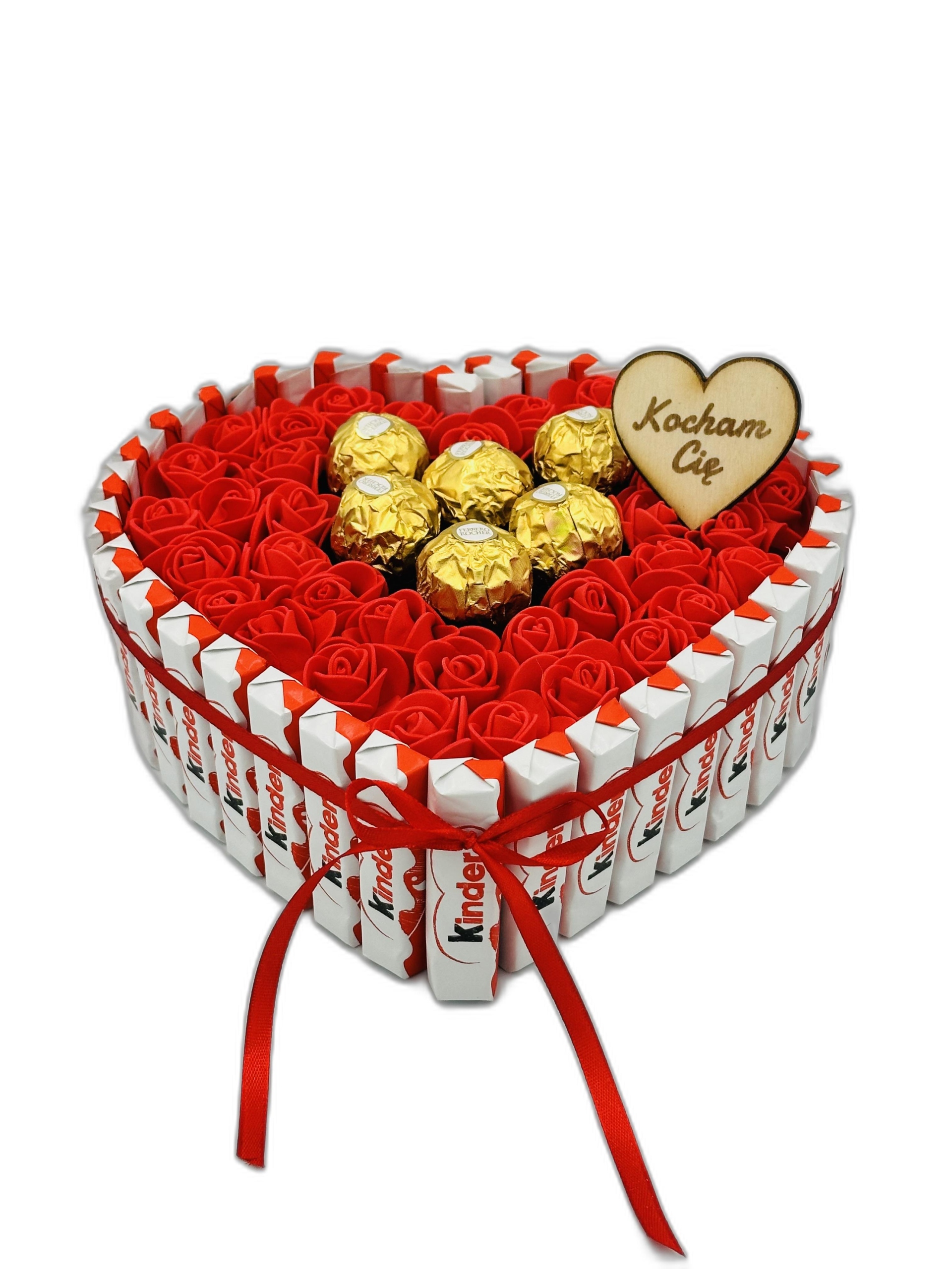 Tort Ze Słodyczy Kosz Prezentowy Zestaw Na Urodziny Imieniny