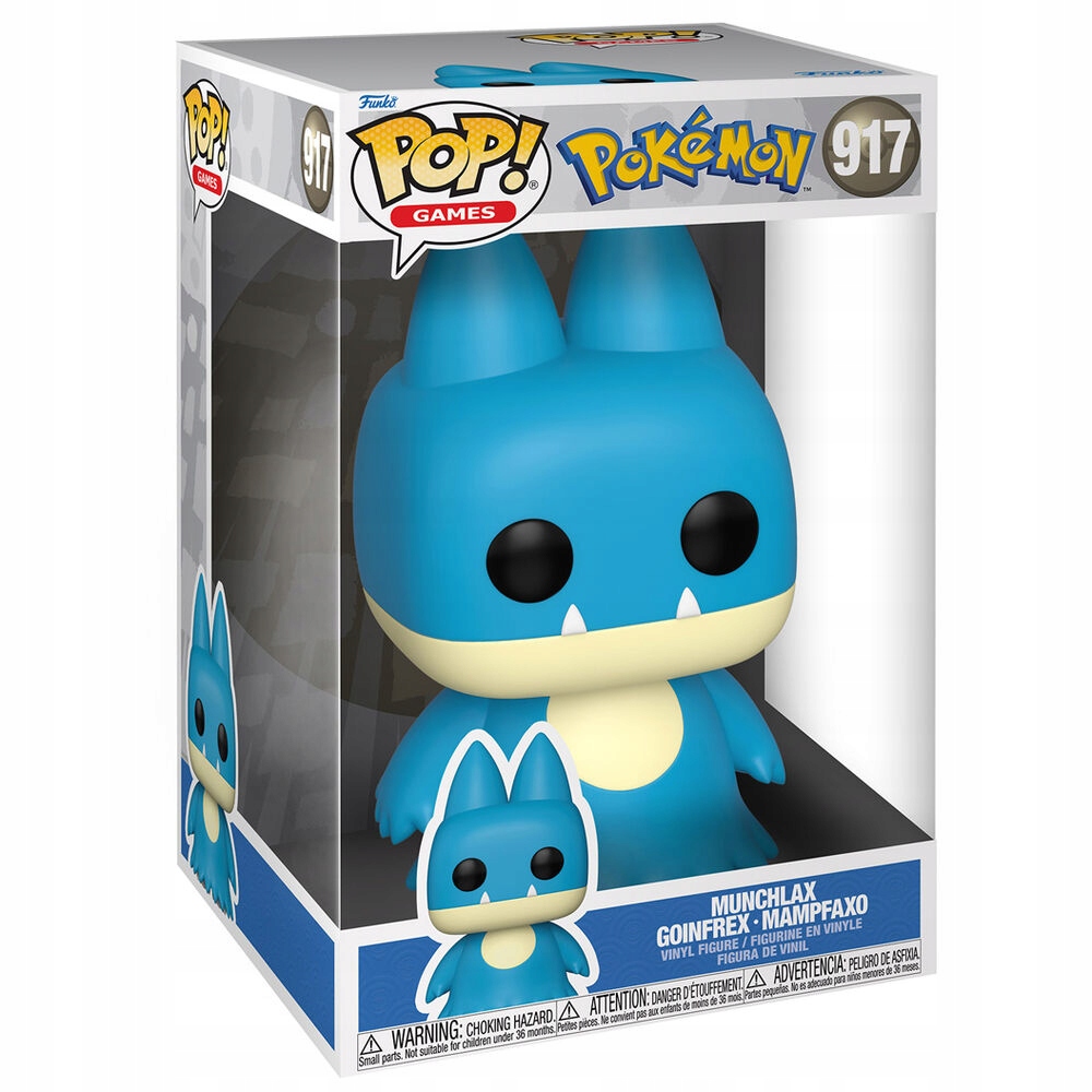 Funko Pop Jumbo 10" Pokémon 917 Munchlax