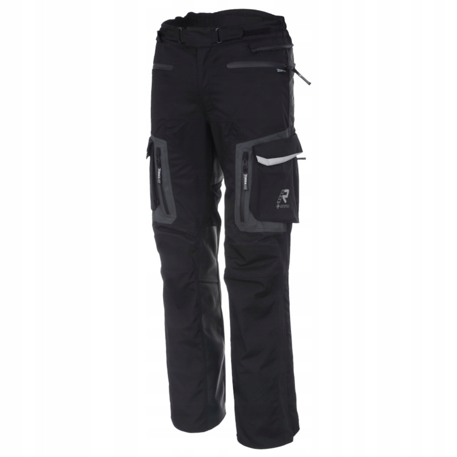 MOTOCYKLOWE SPODNIE TEKSTYLNE RUKKA RIMO-R GORETEX TURYSTYCZNE LAMINAT 48