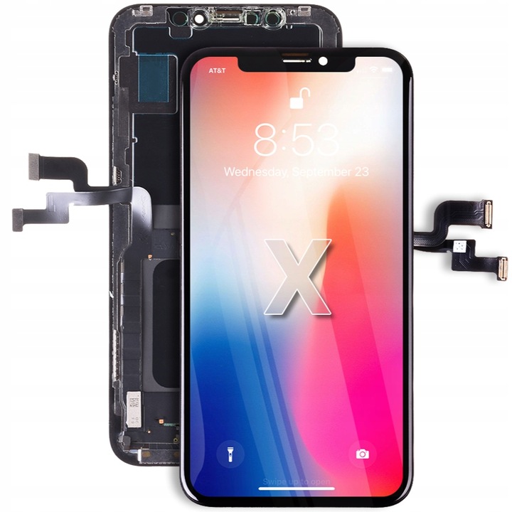 LCD displej dotykový displej pro Apple iPhone X Hard Oled těsnění