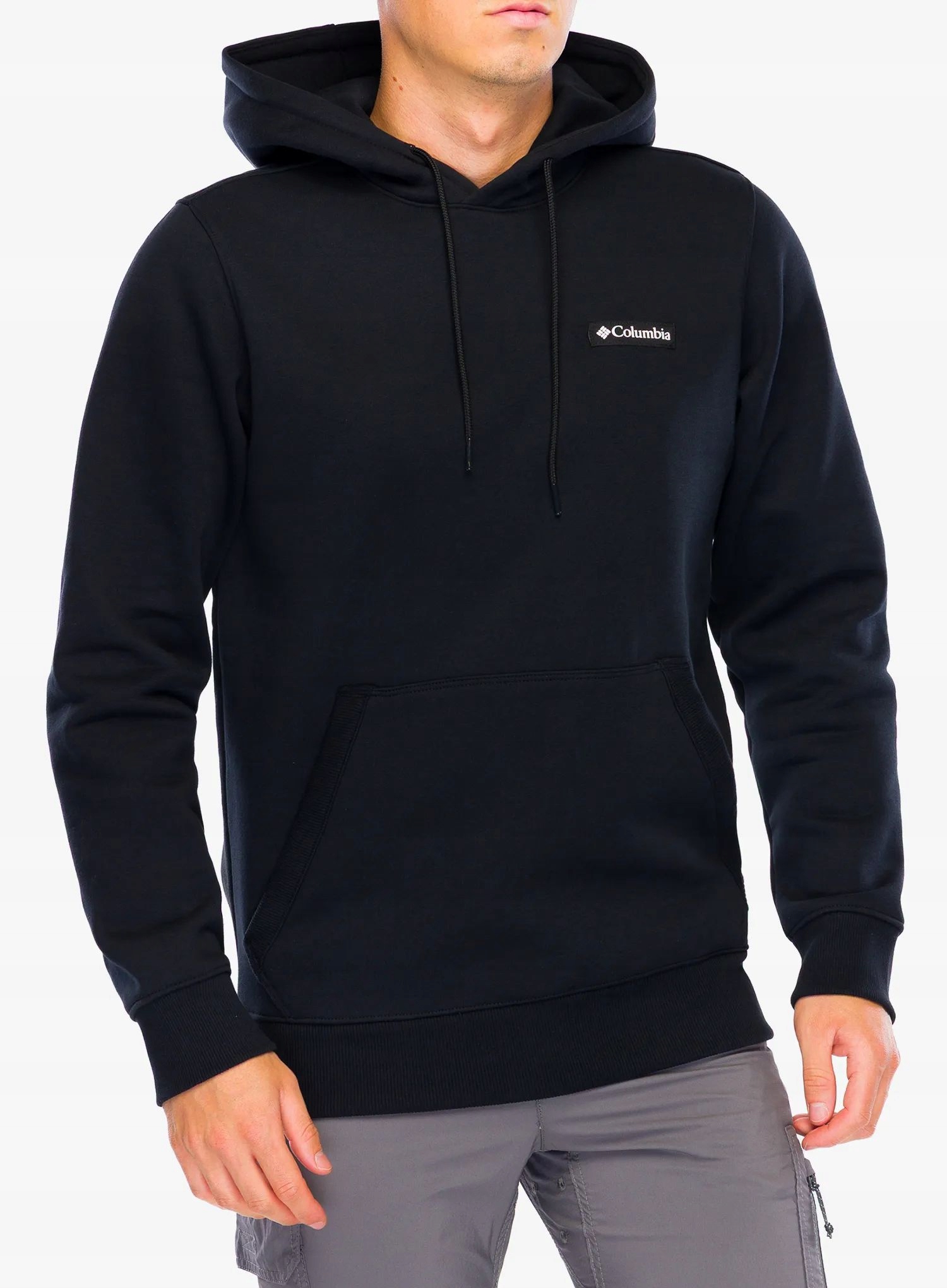 Mikina s kapucí Columbia Meridian Creek Graphic černá s logem XL