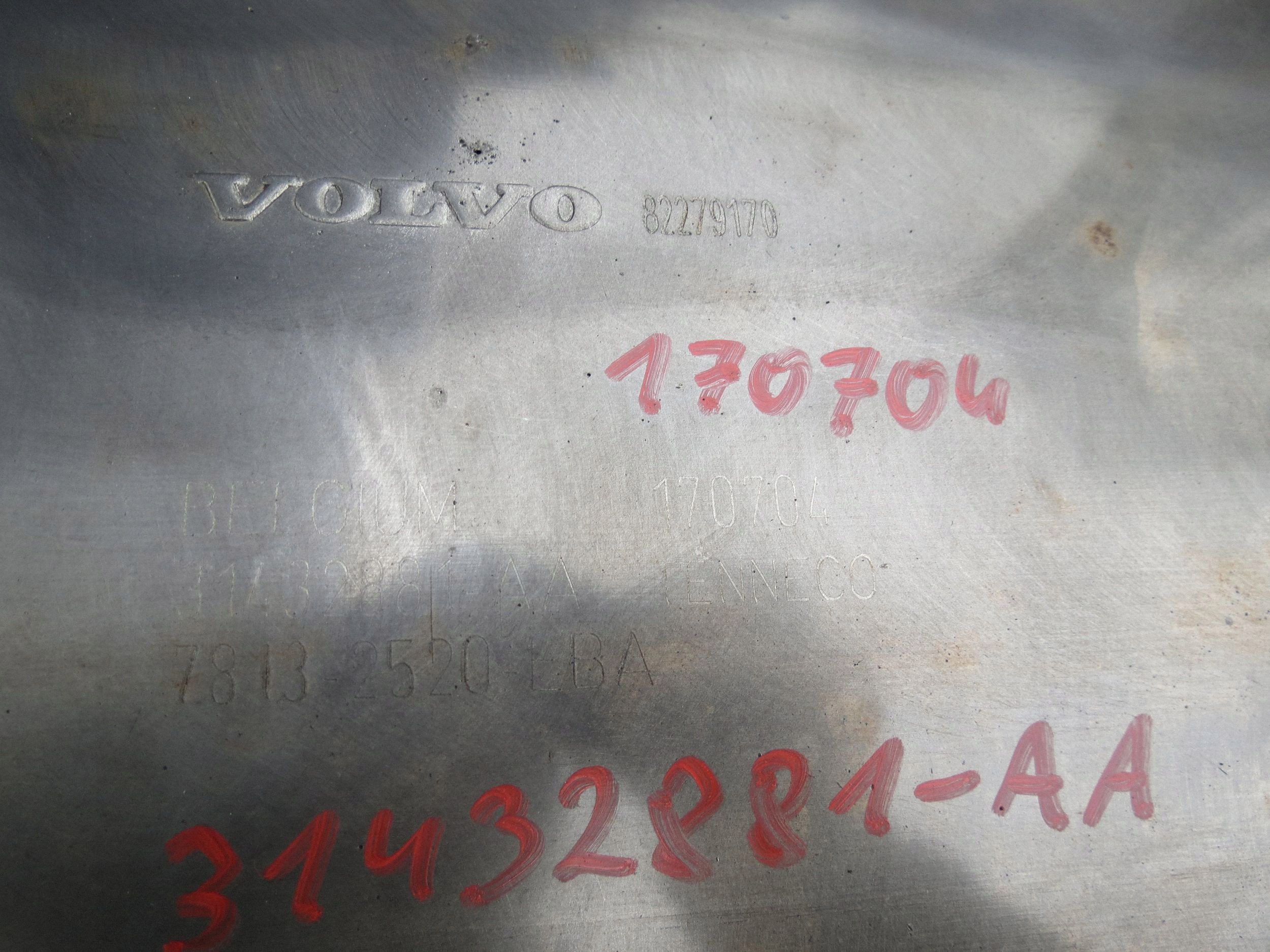 muffler, exhaust complete VOLVO V60 82279170 31472884